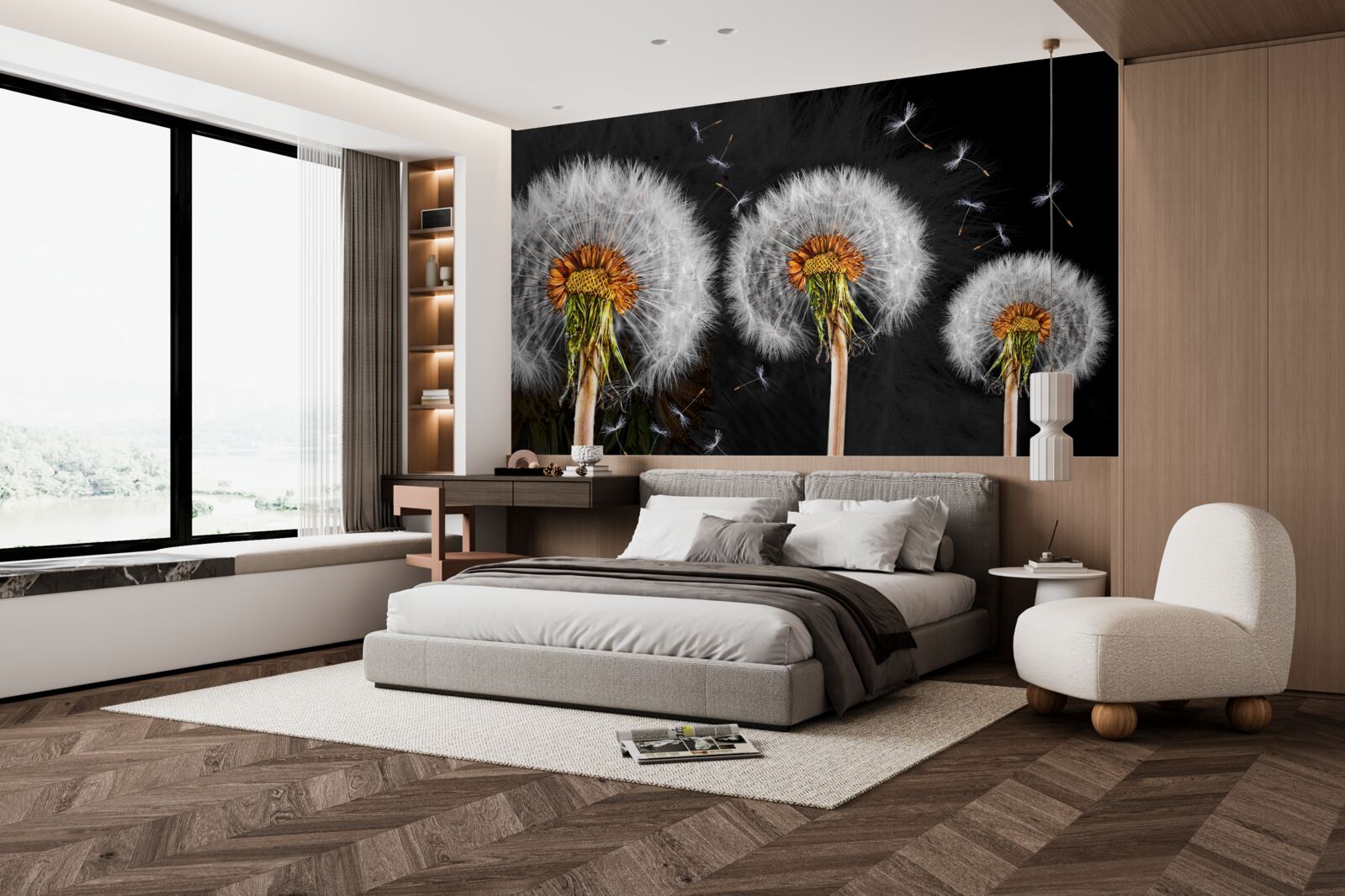 Papier peint gros œufs flétris