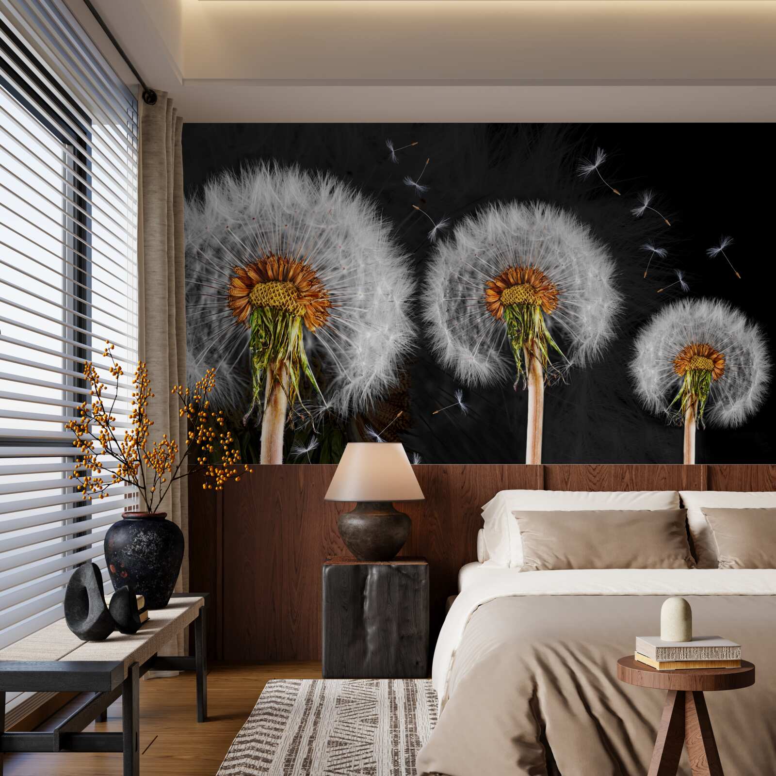 Papier peint gros œufs flétris