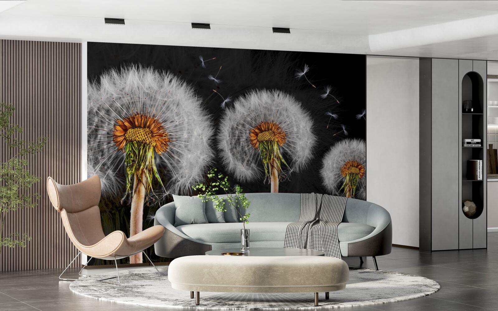 Papier peint gros œufs flétris