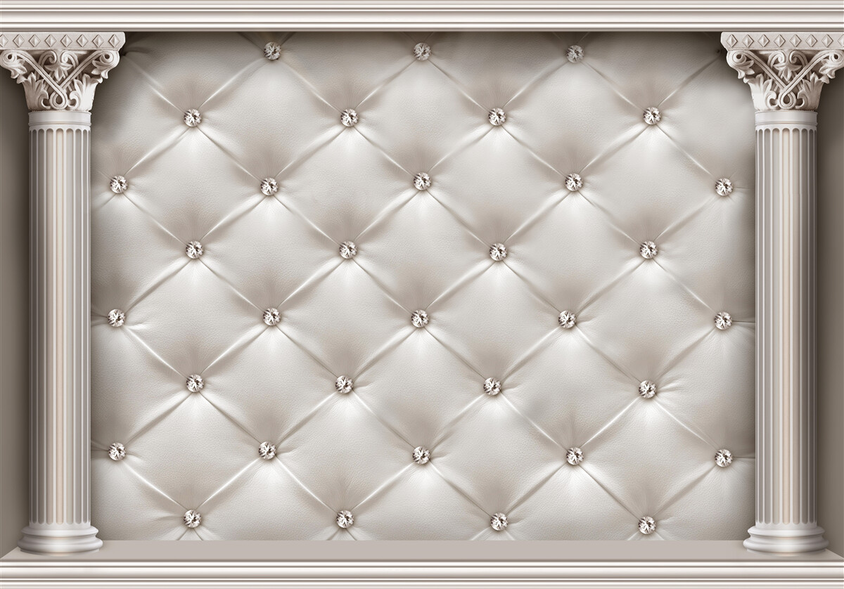 Papier peint Finitions arrondies et décoratives