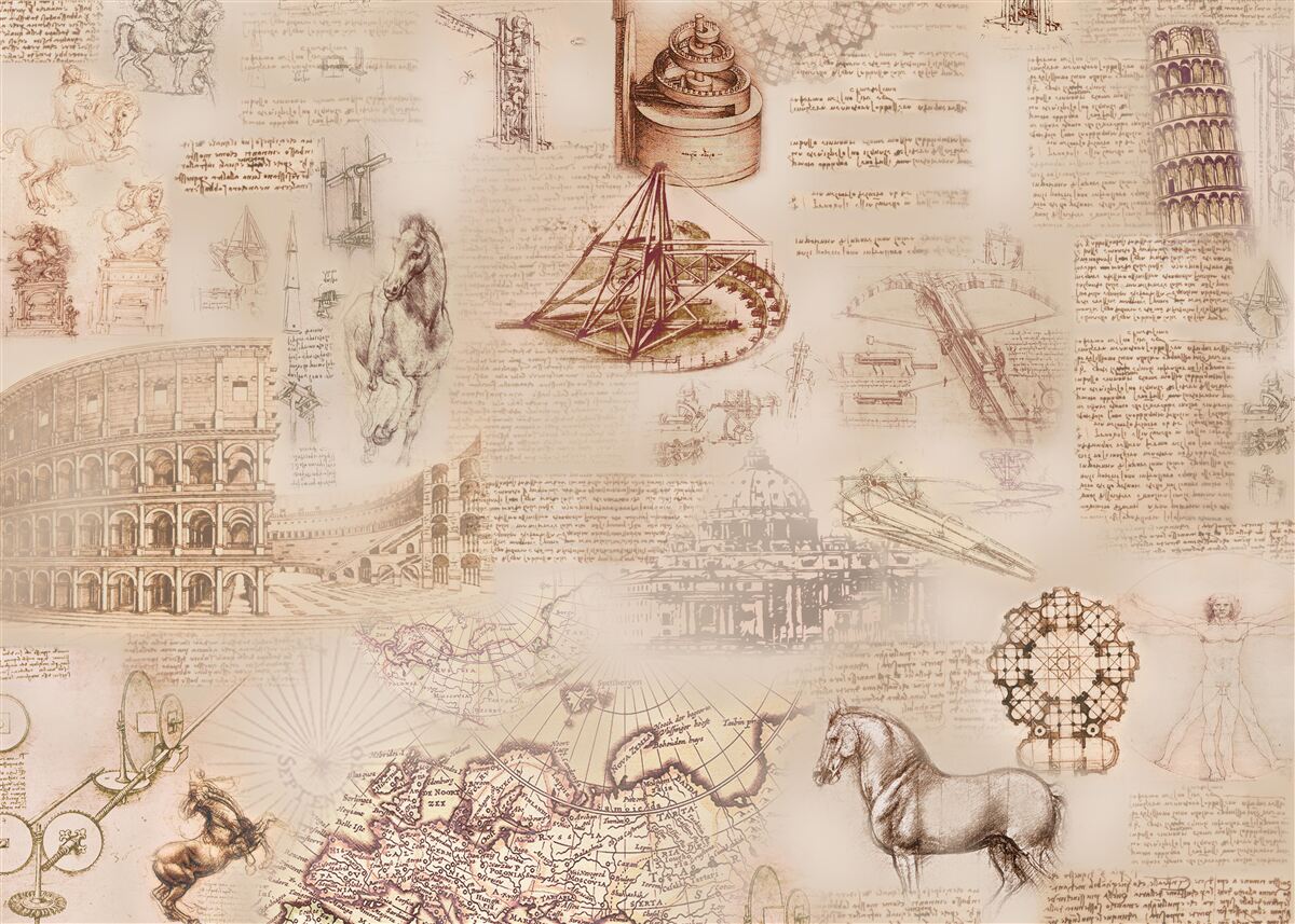 Papier peint la roumanie ancienne et l'italie rétro