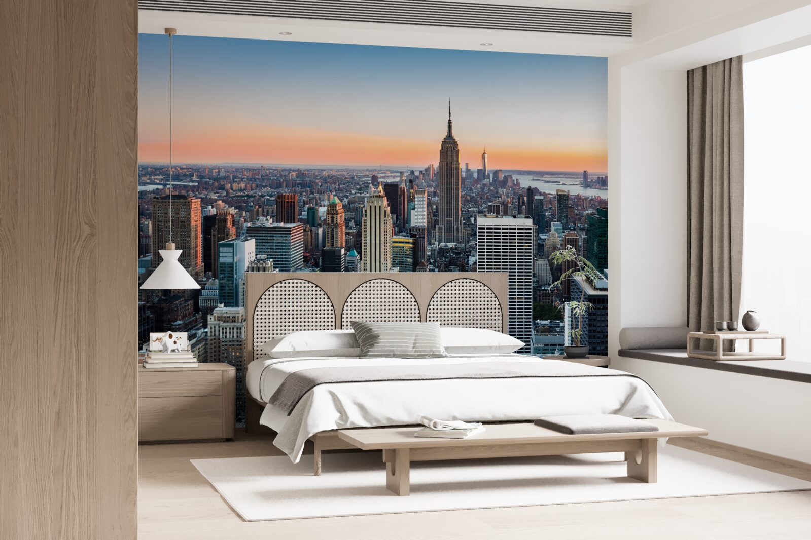 Papier peint crépuscule dans les profondeurs de la grosse pomme