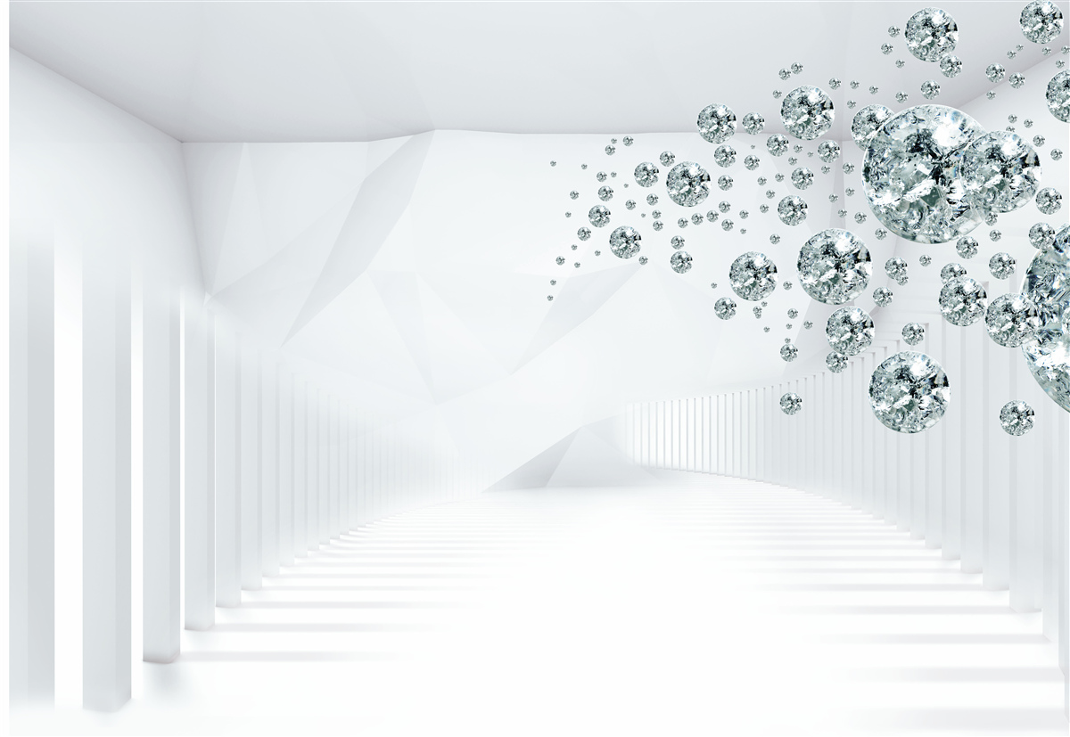 Papier peint gouttes d'eau dans une pièce très éclairée