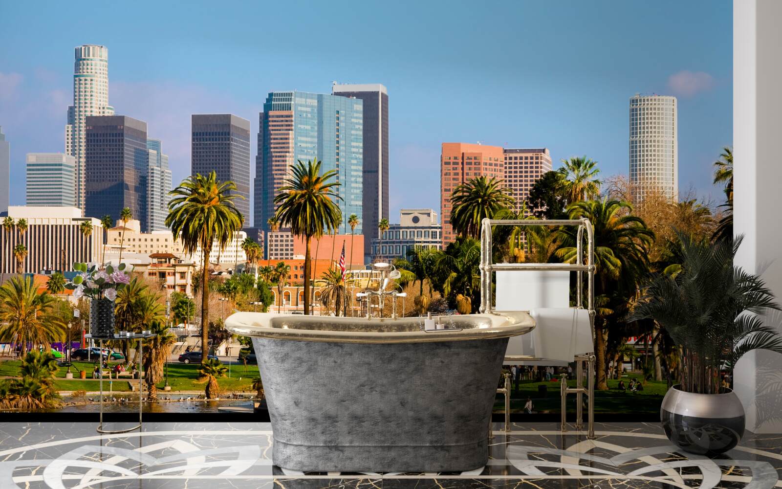 Papier peint les plaisirs de l'été à los angeles