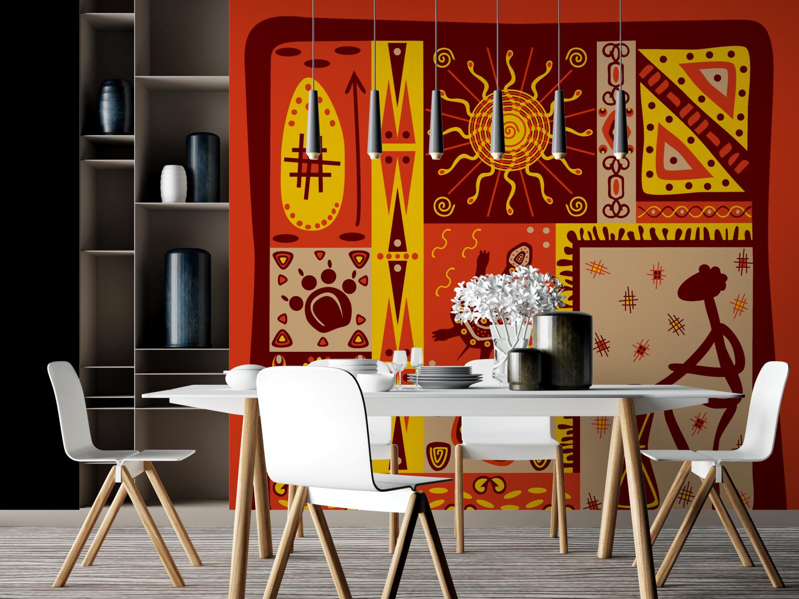 Papier peint pétales souples dans les tons de blanc et de rose