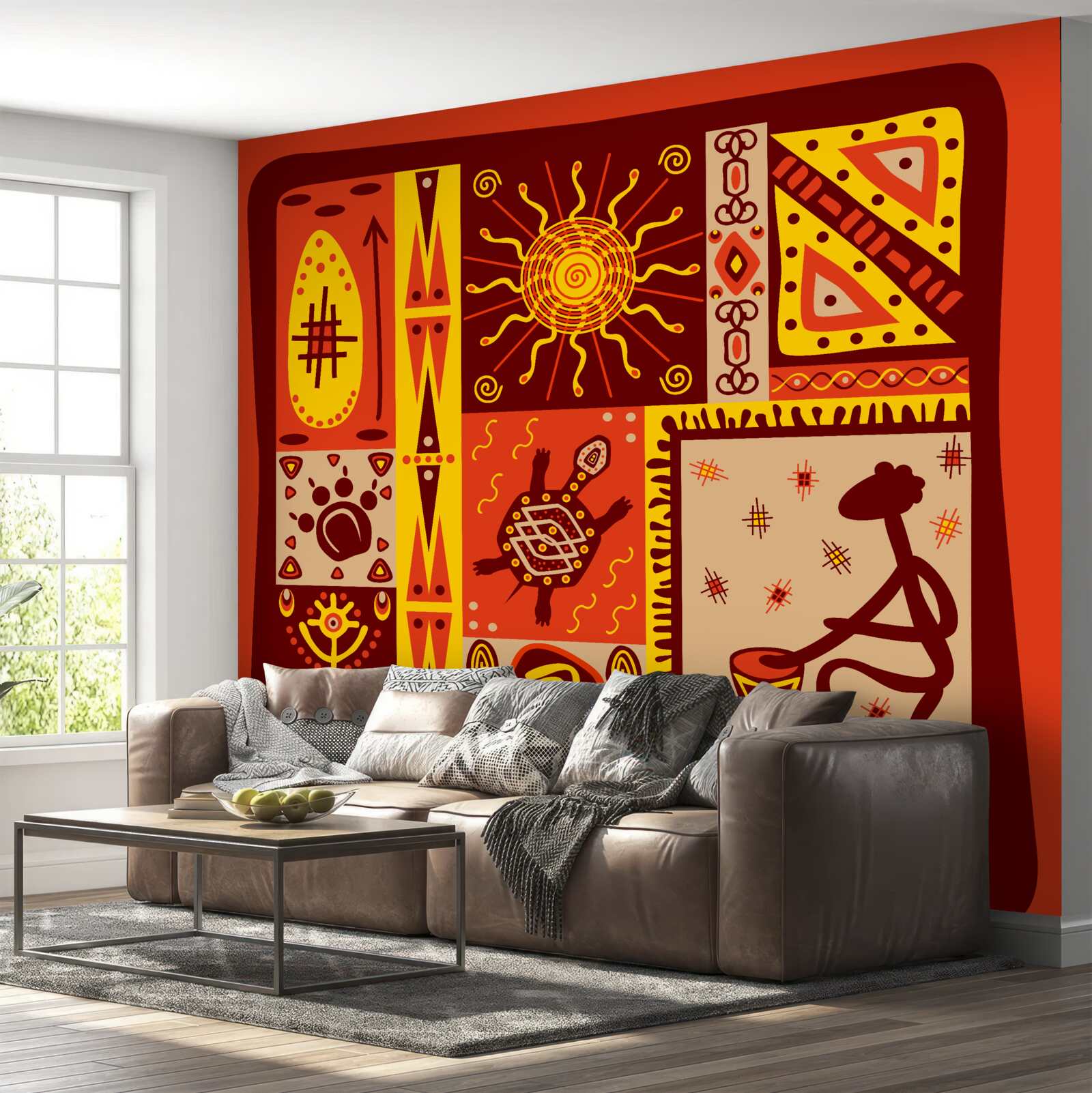 Papier peint pétales souples dans les tons de blanc et de rose