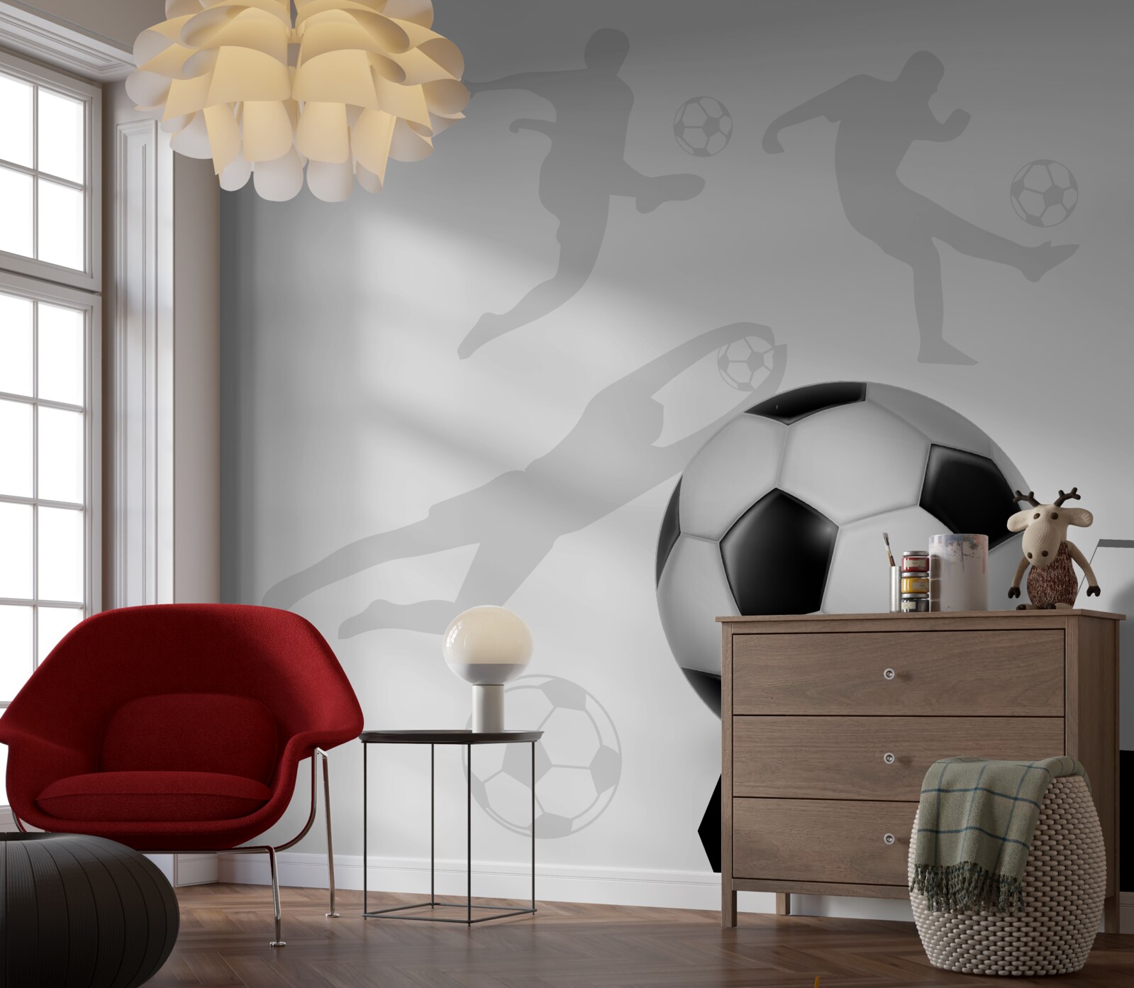 Papier peint grand football