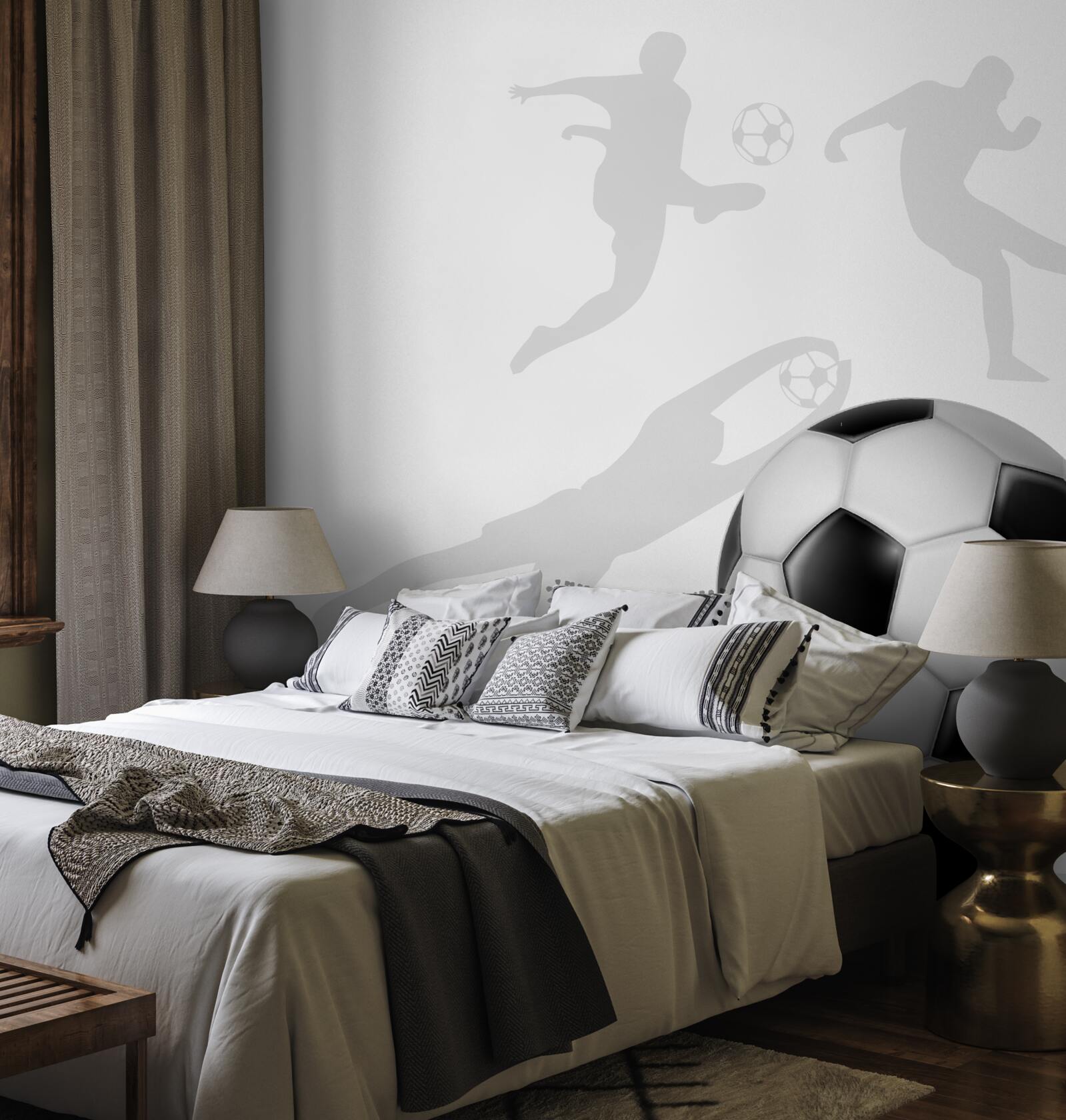 Papier peint grand football