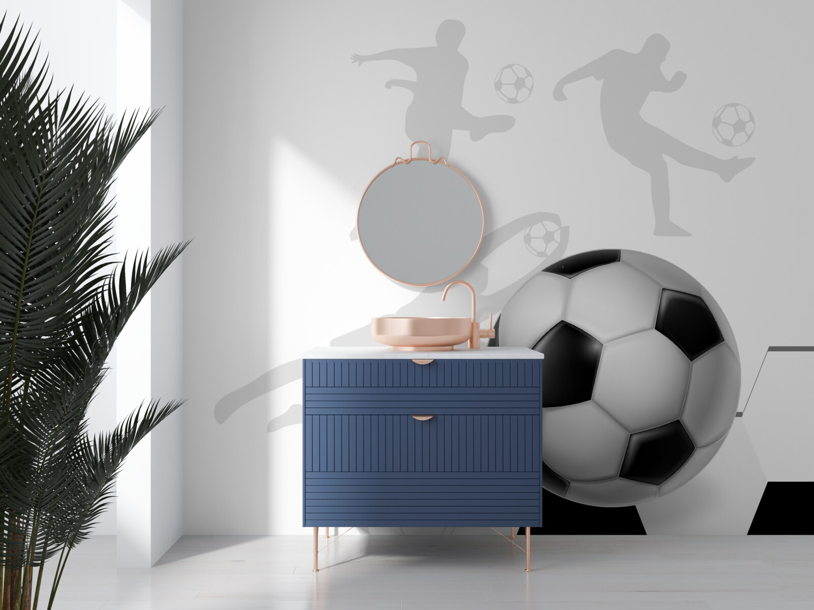 Papier peint grand football