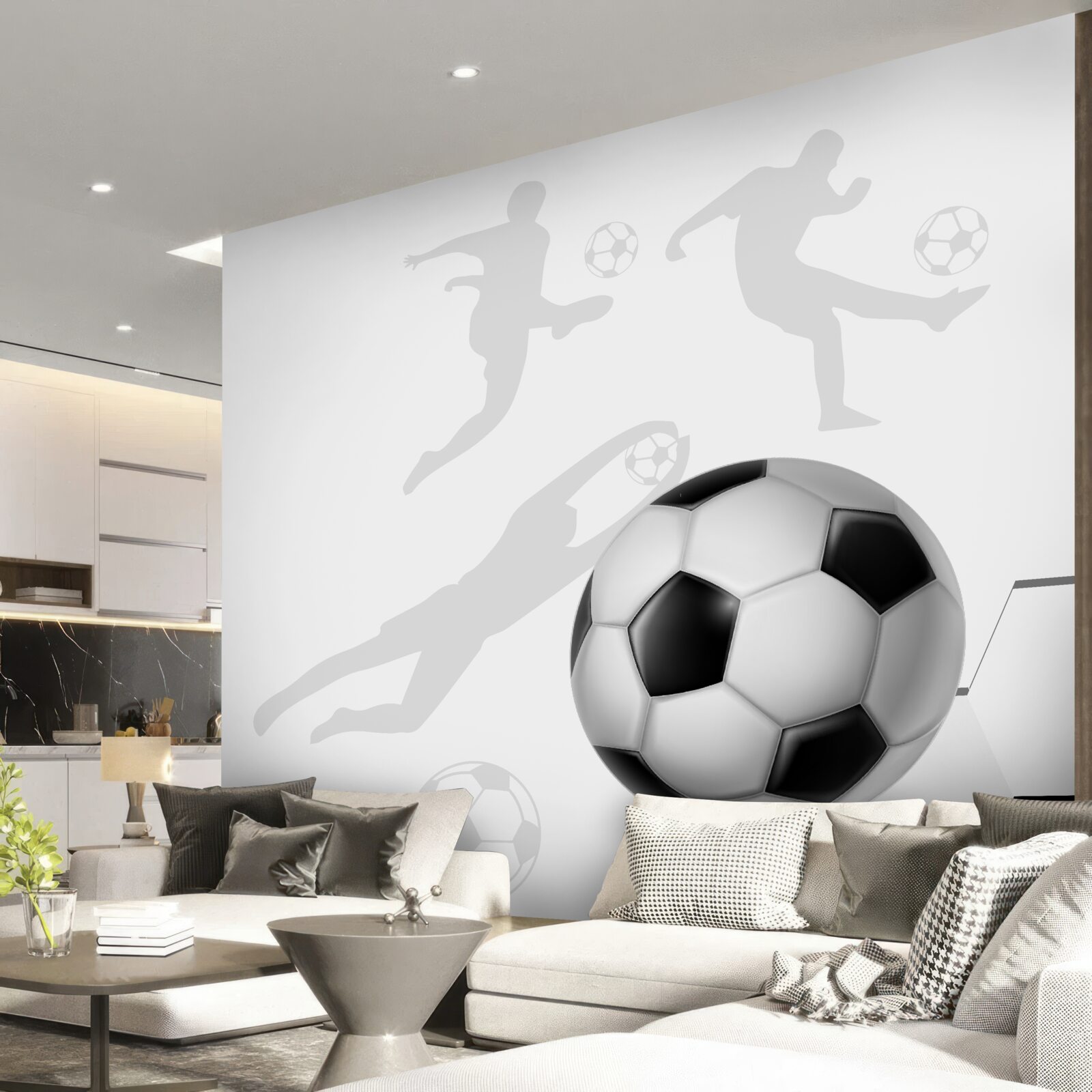 Papier peint grand football