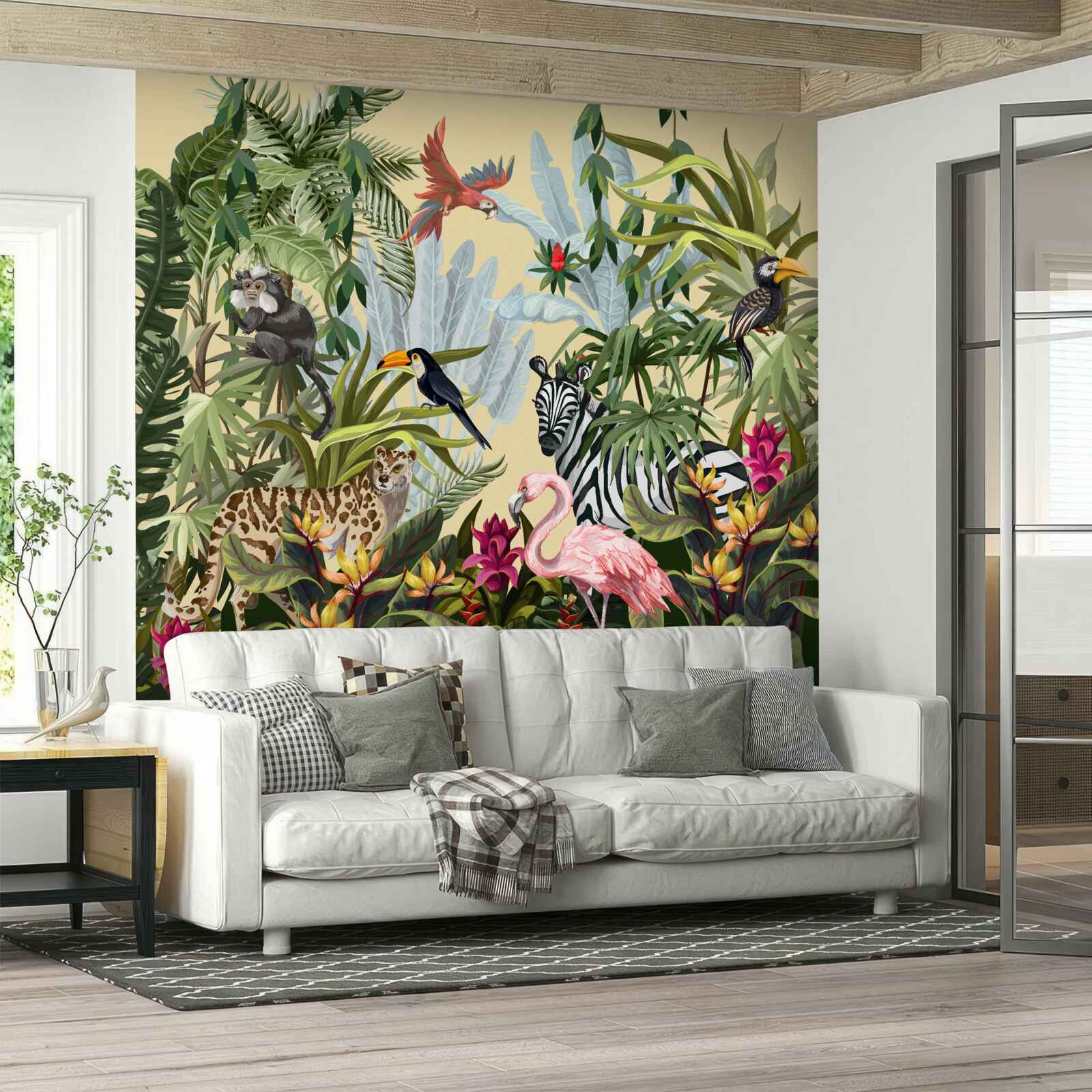 Papier peint les habitants de la forêt tropicale