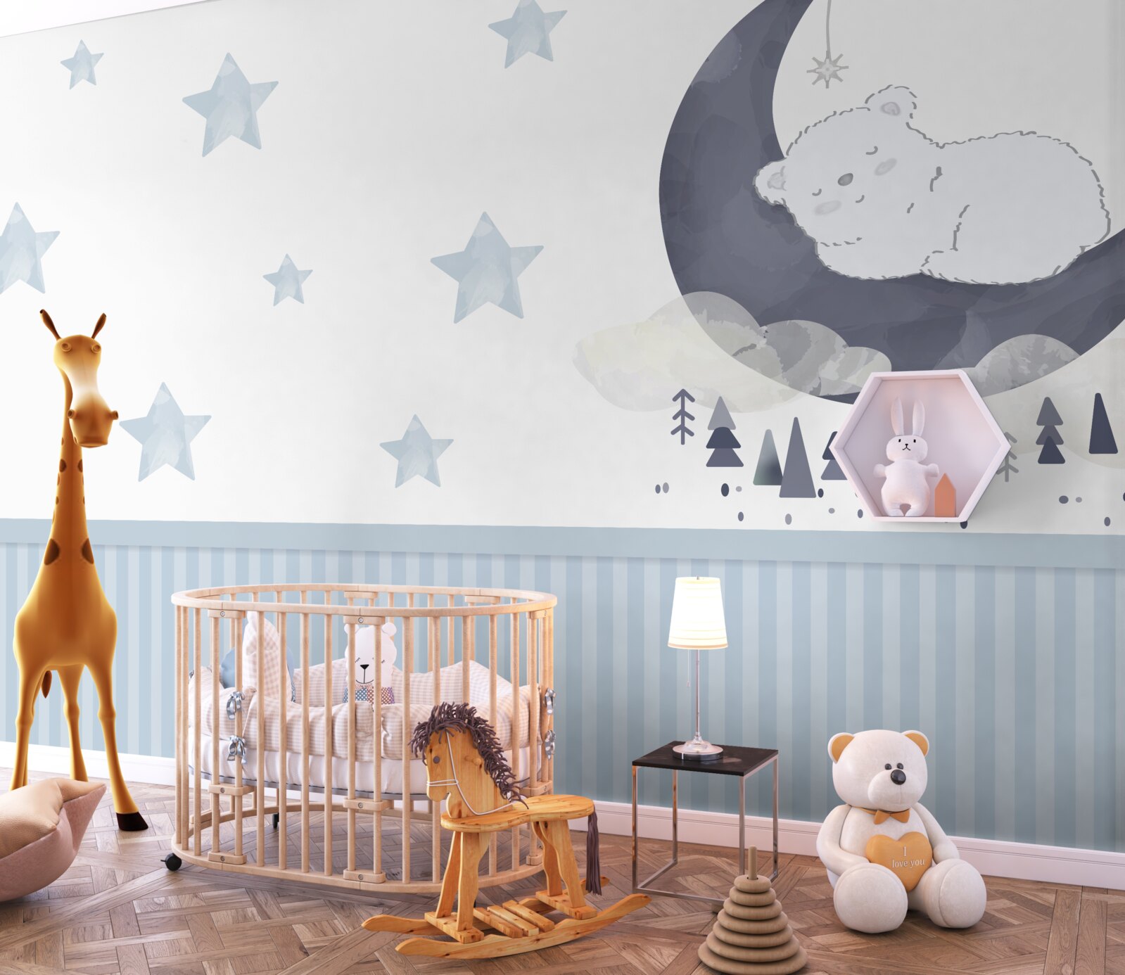 Papier peint satellite bear on earth