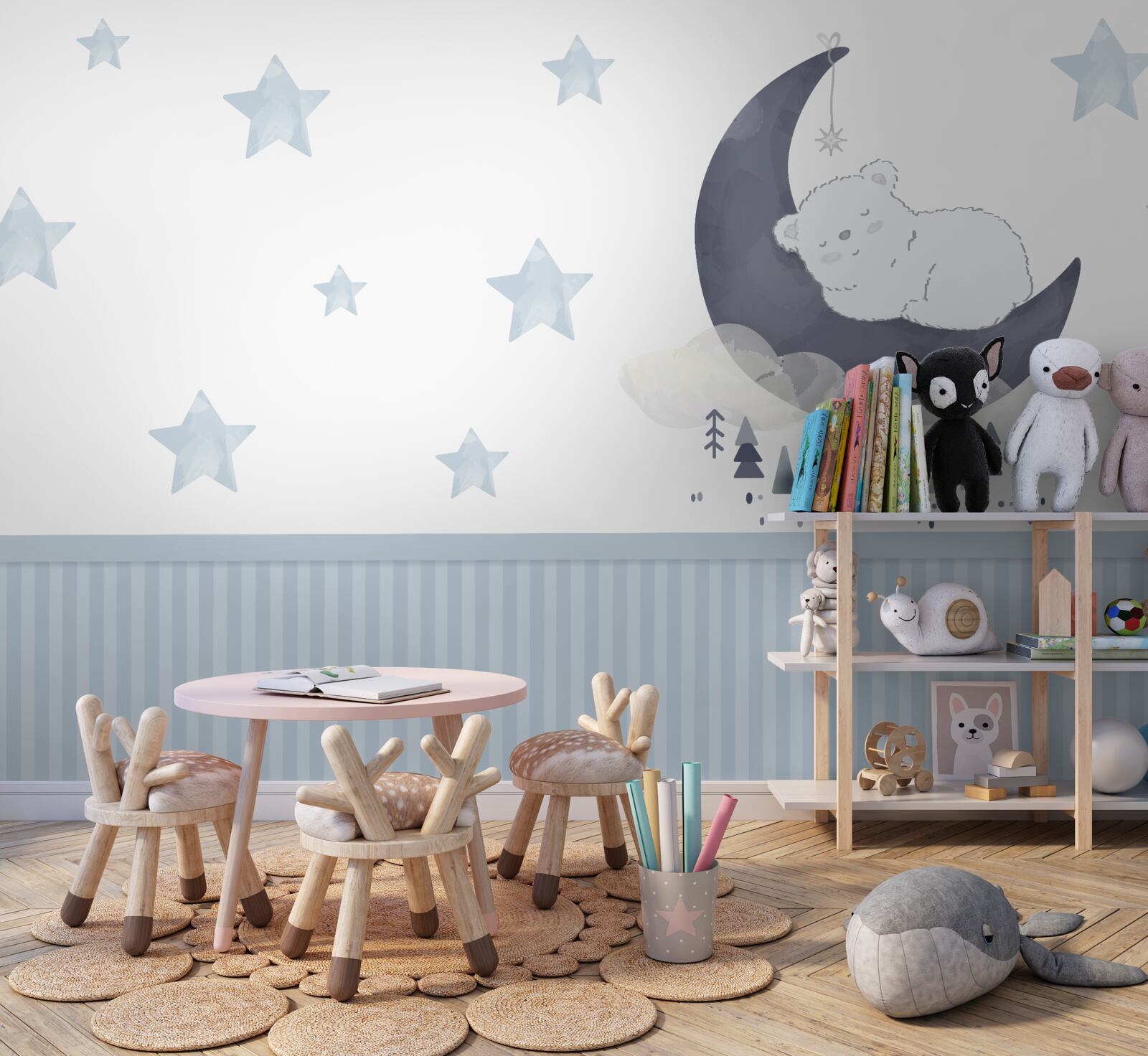 Papier peint satellite bear on earth