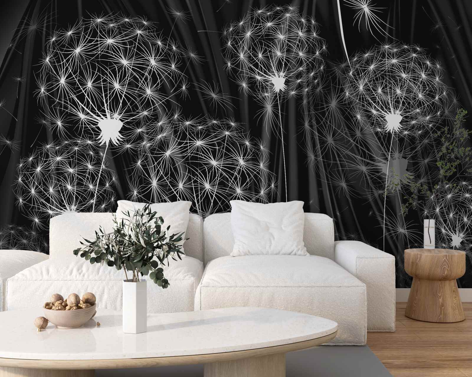 Papier peint œufs d'un blanc éclatant