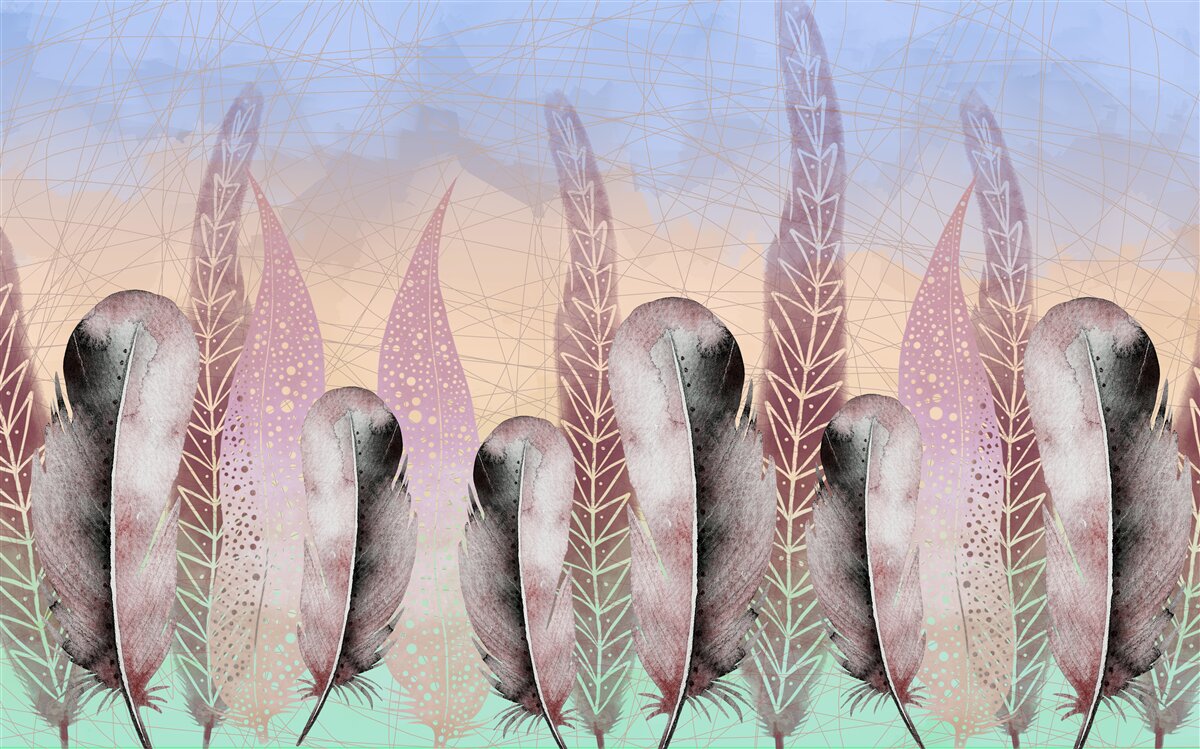 Papier peint collection de stylos vectoriels