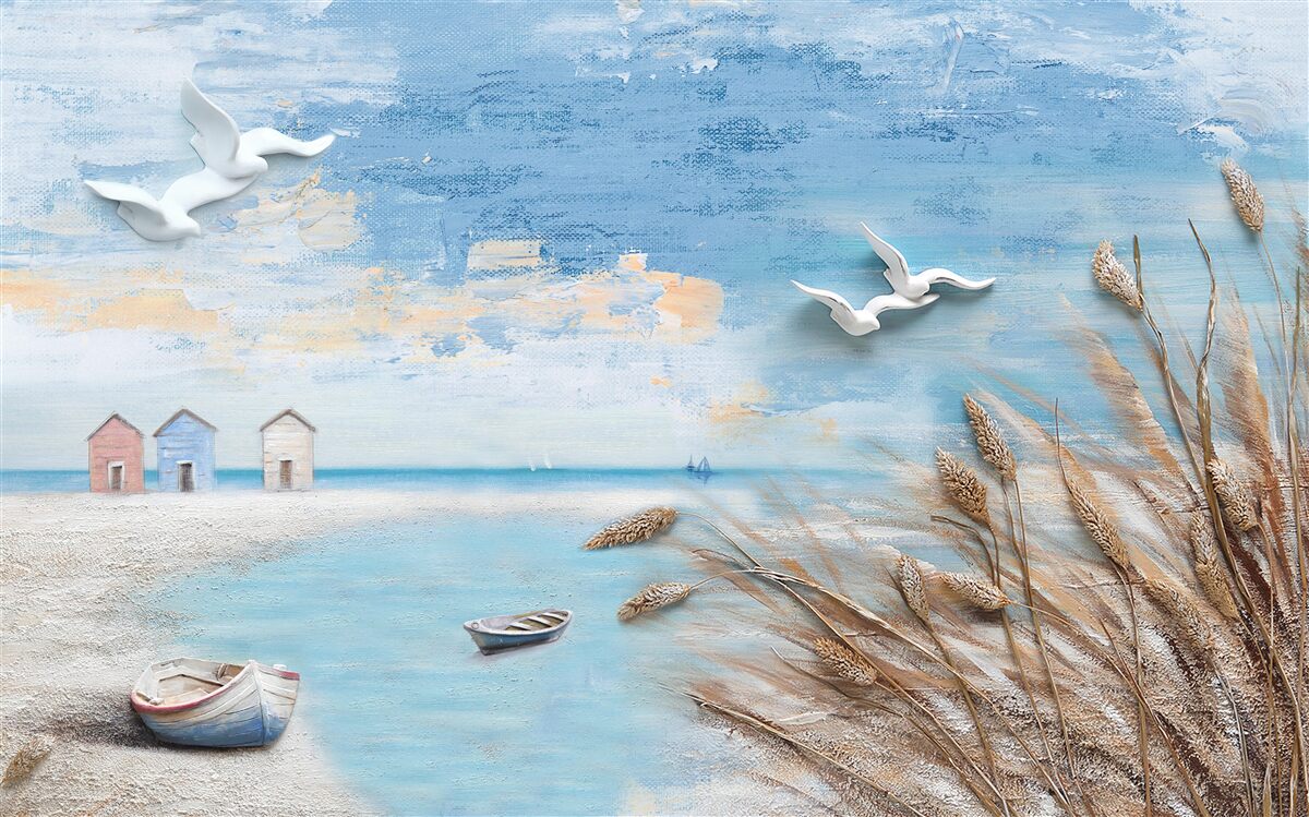 Papier peint la côte à l'automne