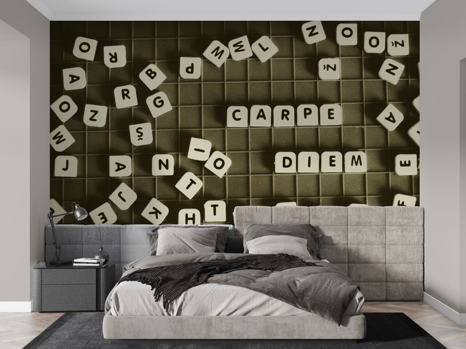 Papier peint jeu de mots