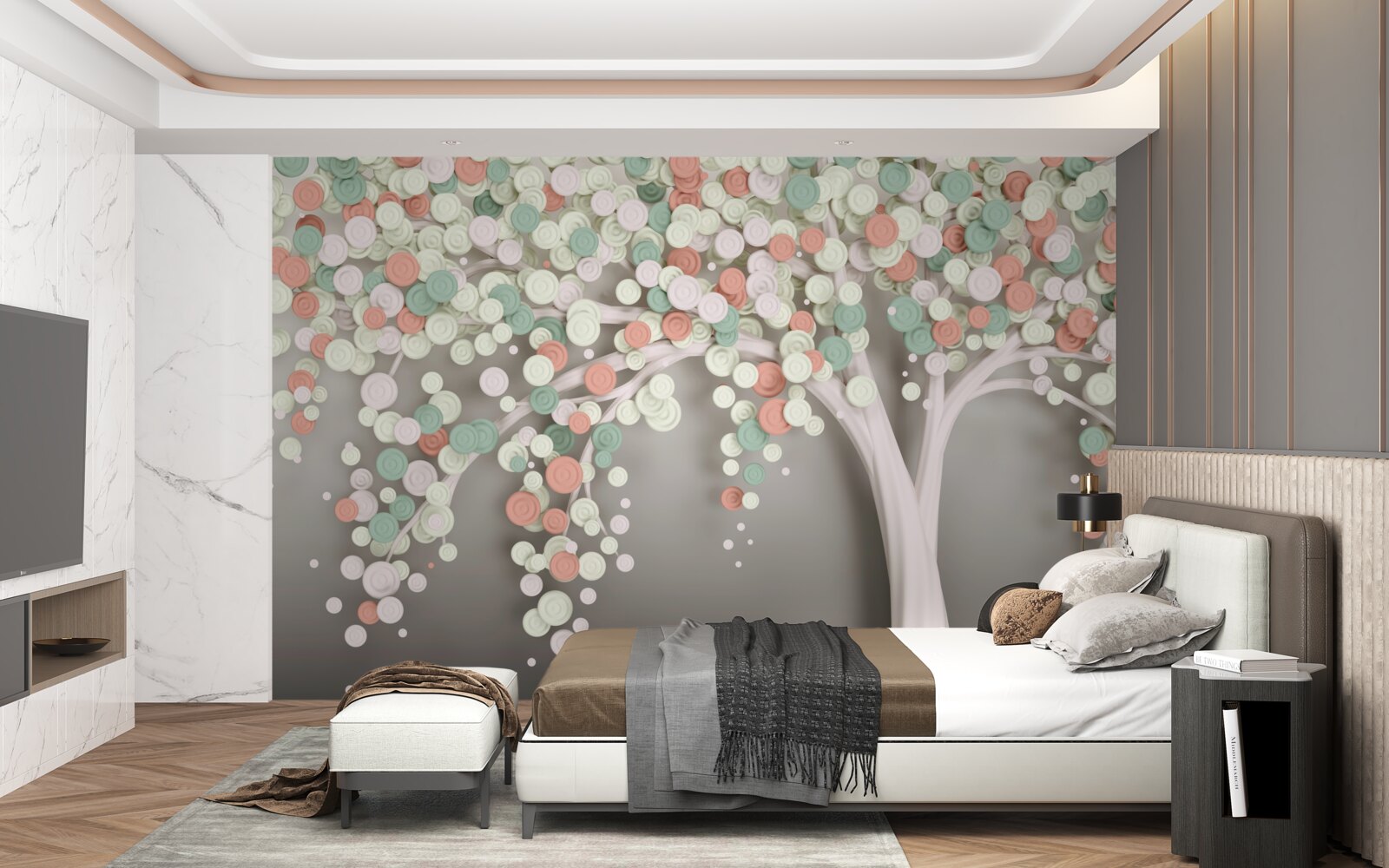 Papier peint feuilles d'un arbre en automne