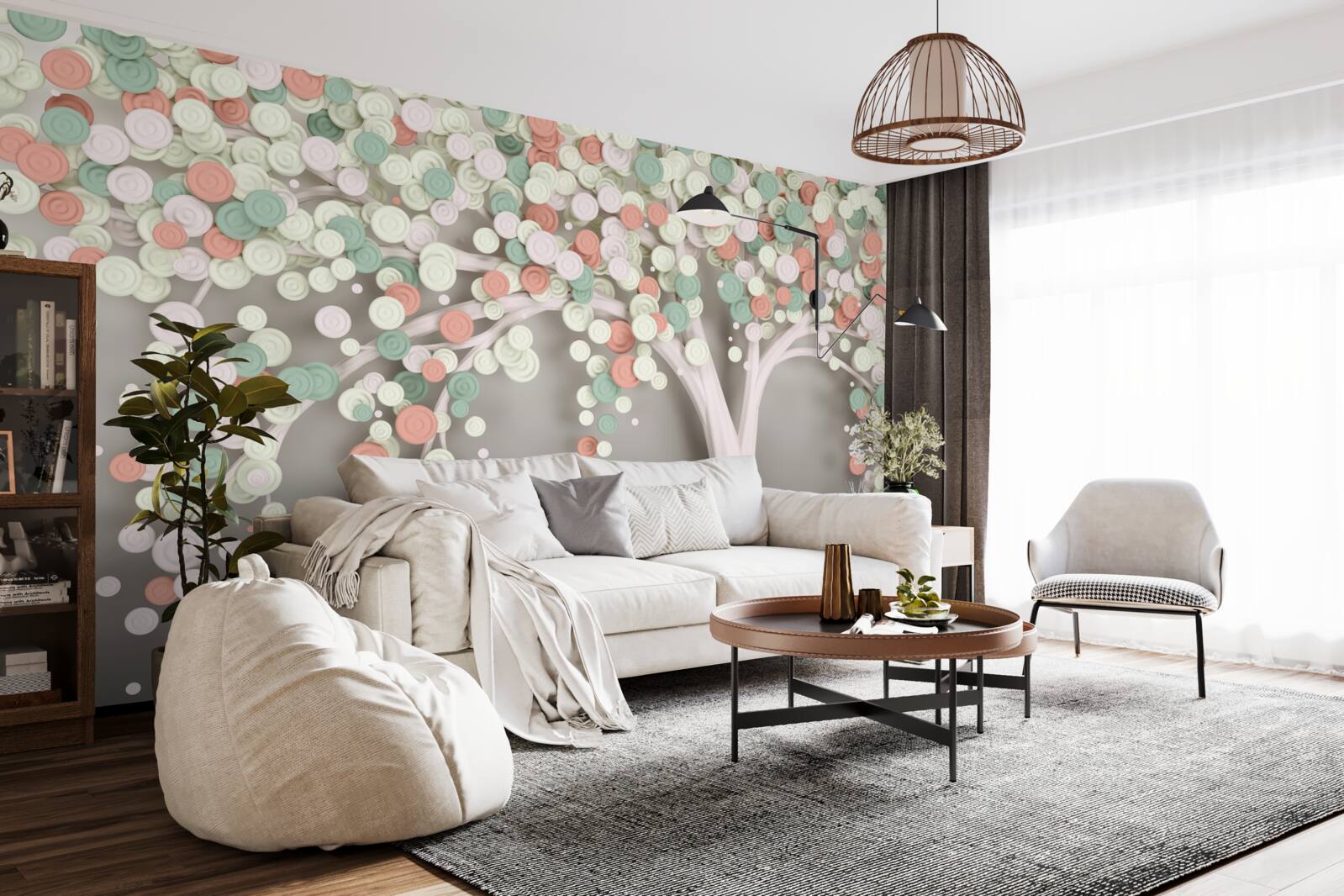 Papier peint feuilles d'un arbre en automne