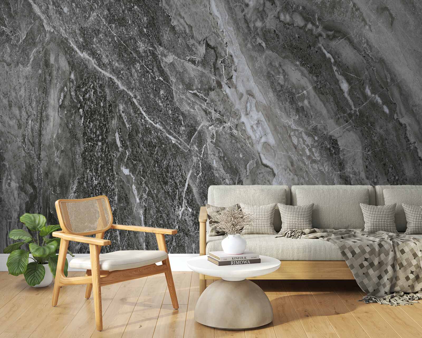 Papier peint abstraction de marbre dans le grondement du tonnerre