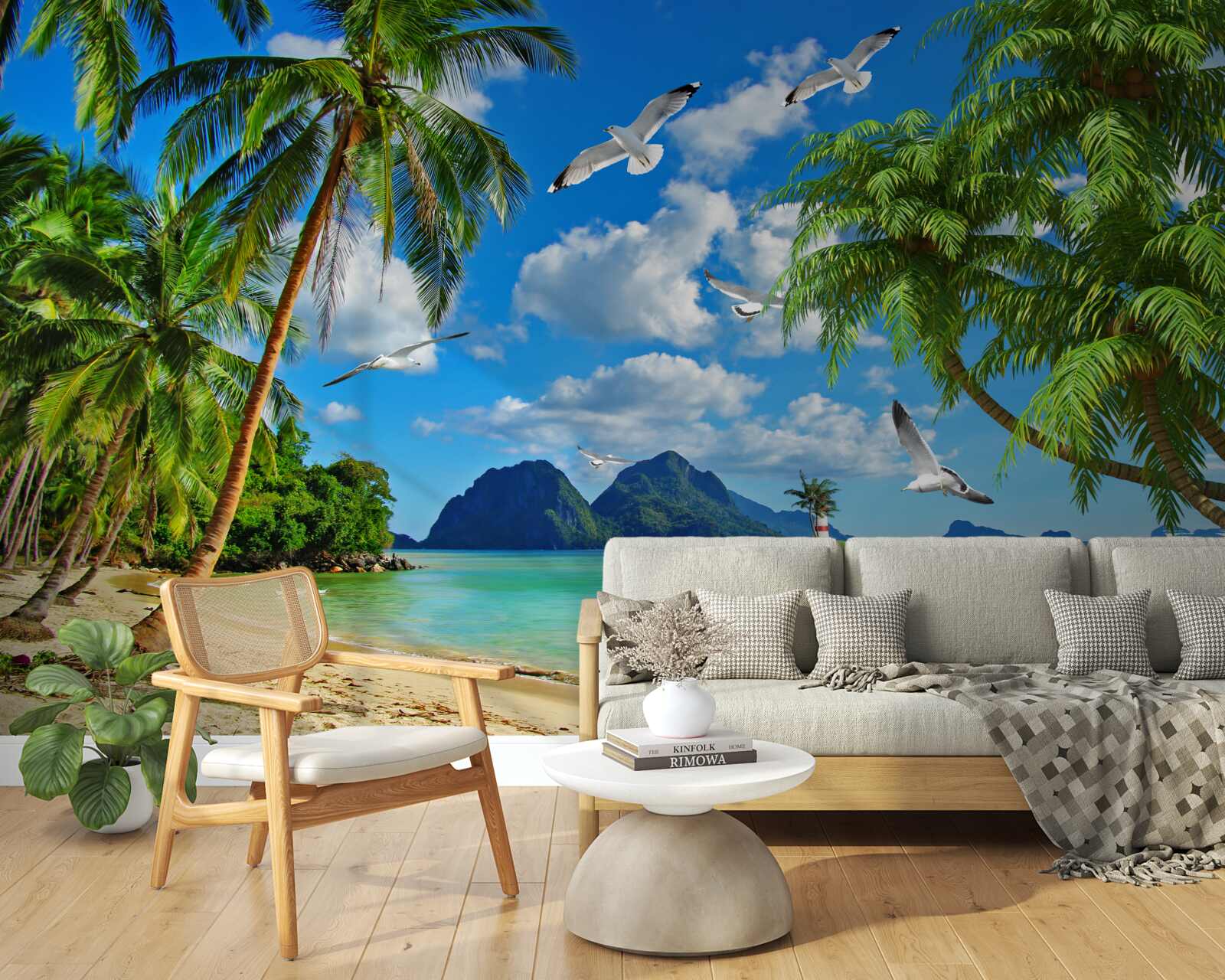 Papier peint Le paradis sous les tropiques