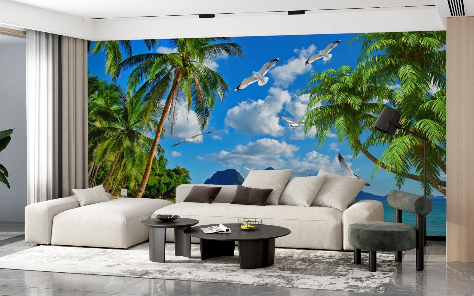 Papier peint Le paradis sous les tropiques