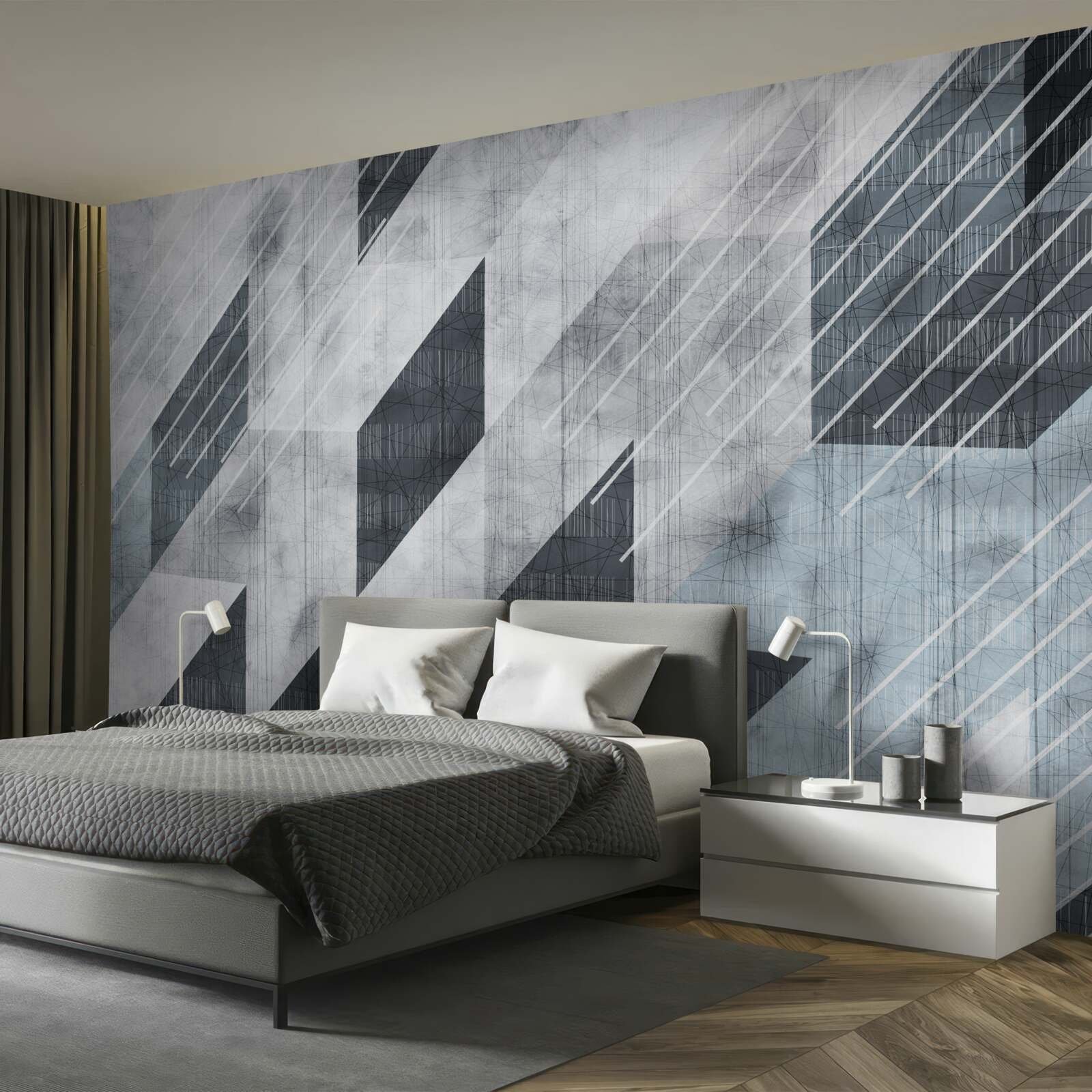 Papier peint blocs prometteurs