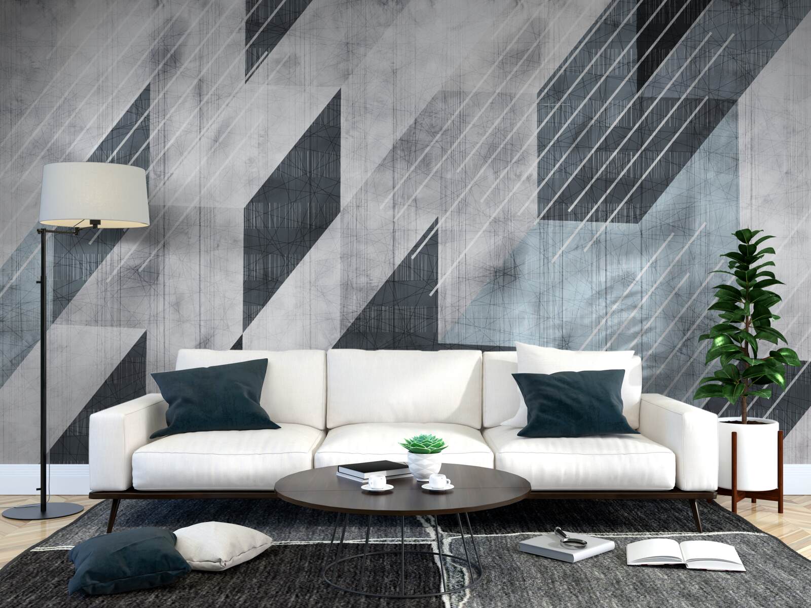 Papier peint blocs prometteurs