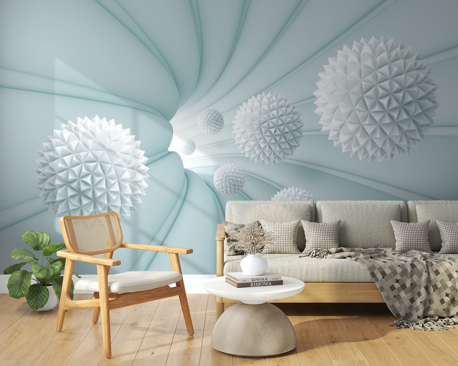 Papier peint des balles qui volent dans le tunnel