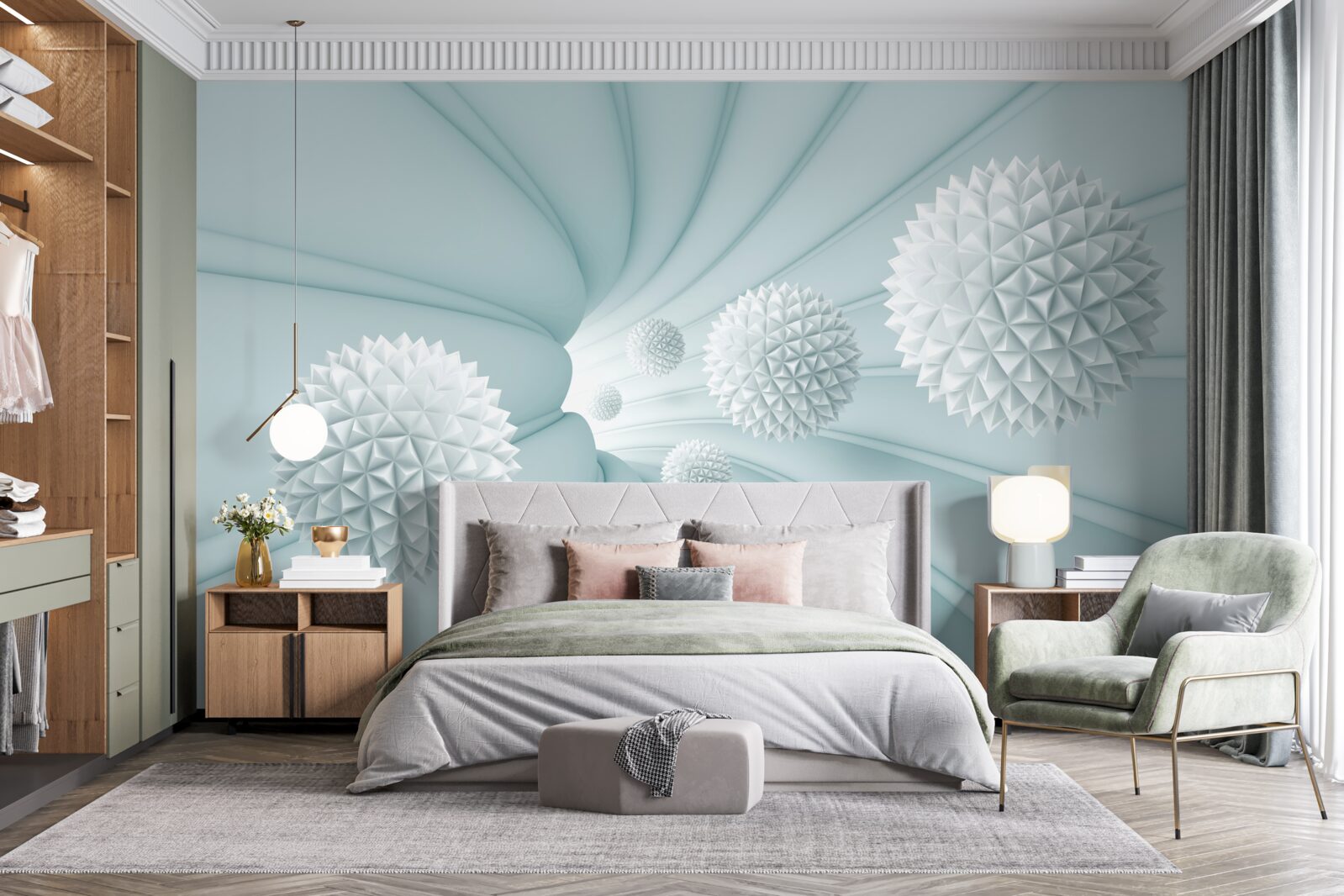 Papier peint des balles qui volent dans le tunnel