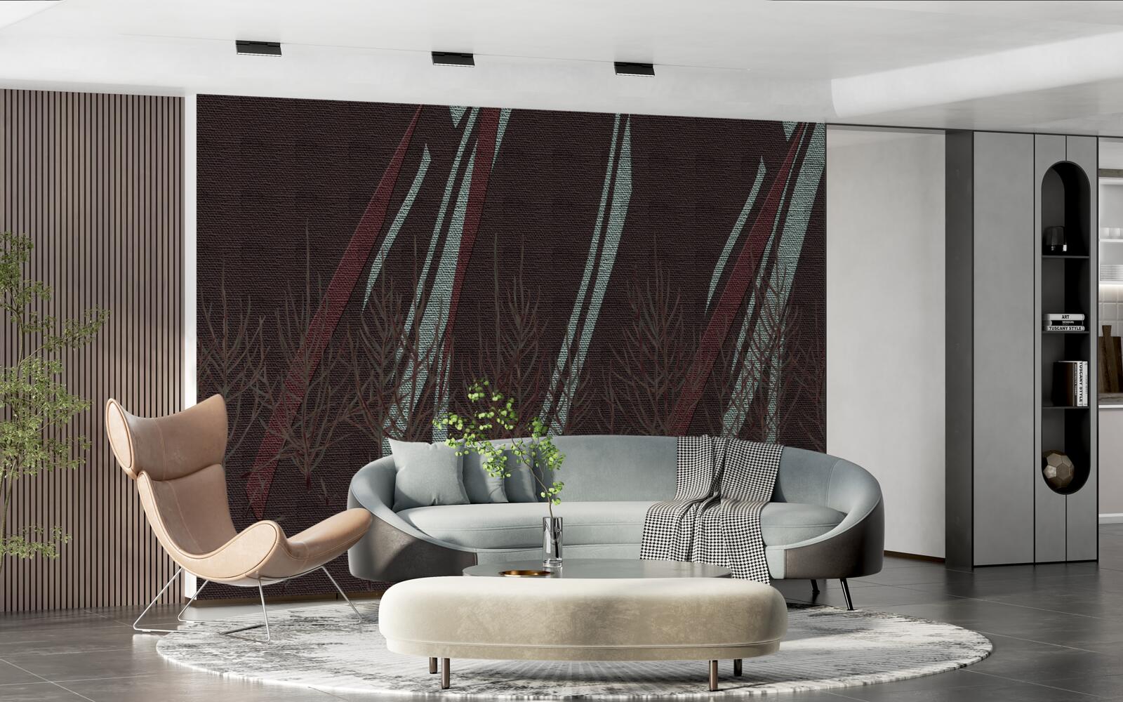 Papier peint fortes pluies