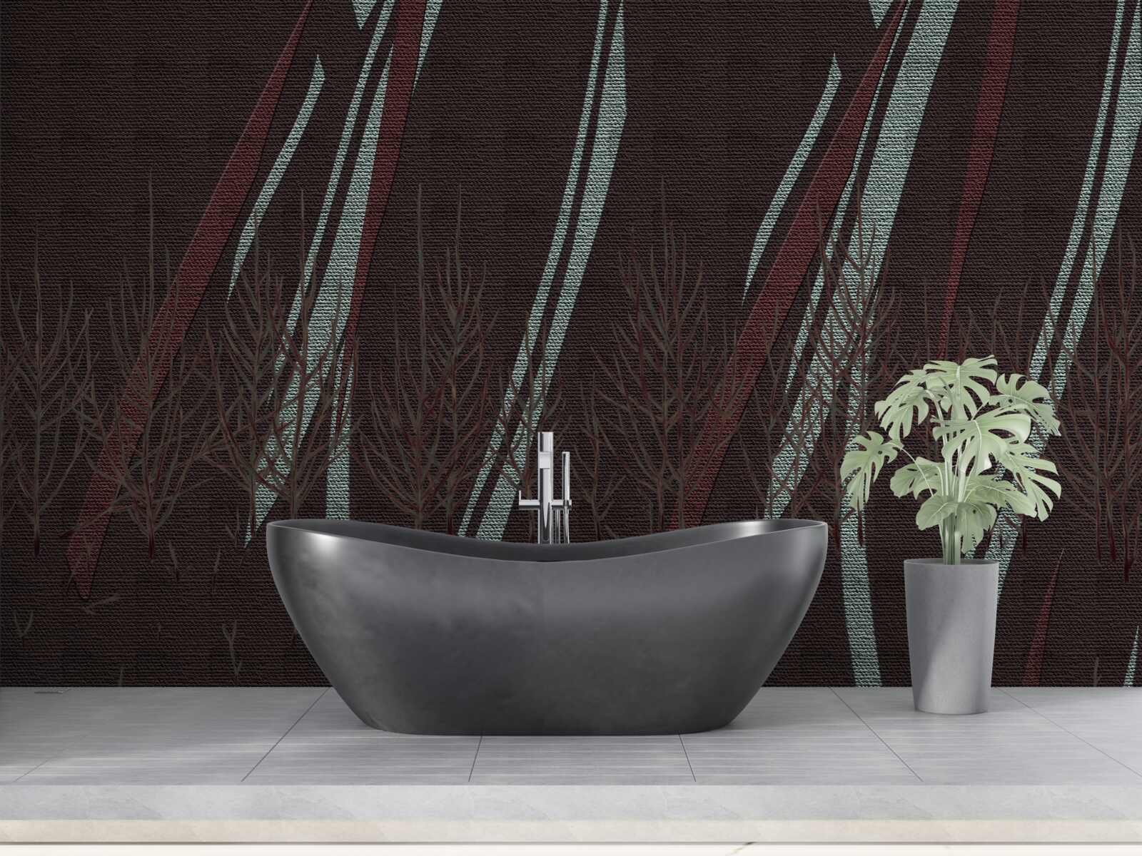 Papier peint fortes pluies