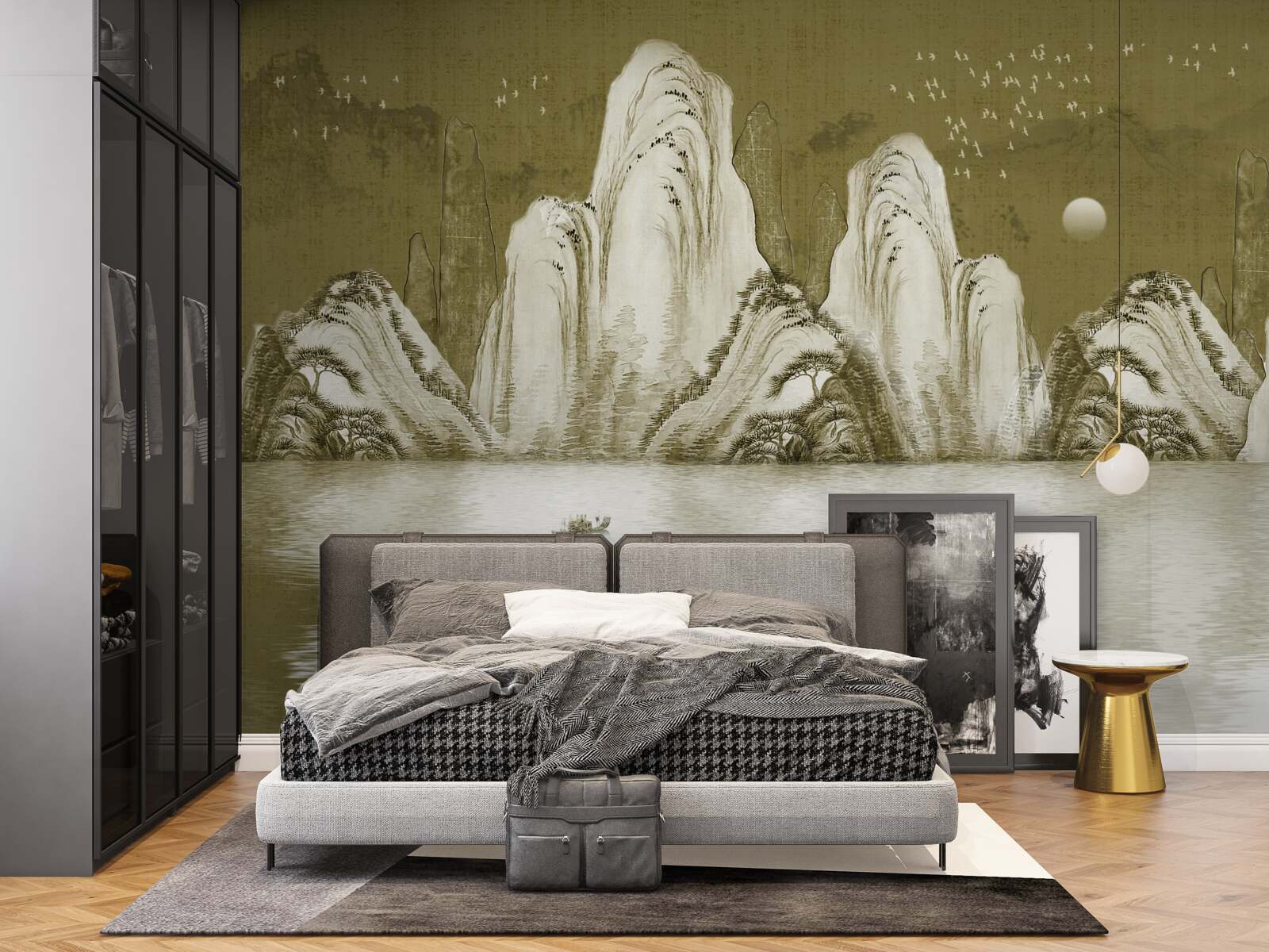 Papier peint chant des pêcheurs le soir