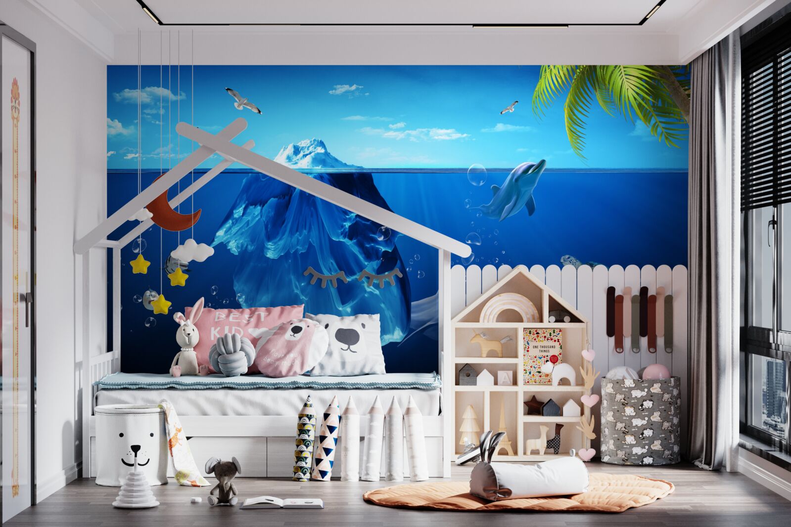 Papier peint des profondeurs océaniques étonnantes