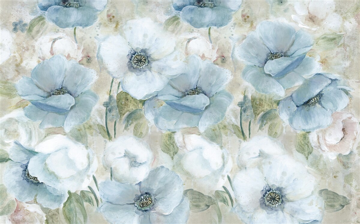 Papier peint la délicatesse du coquelicot de lit