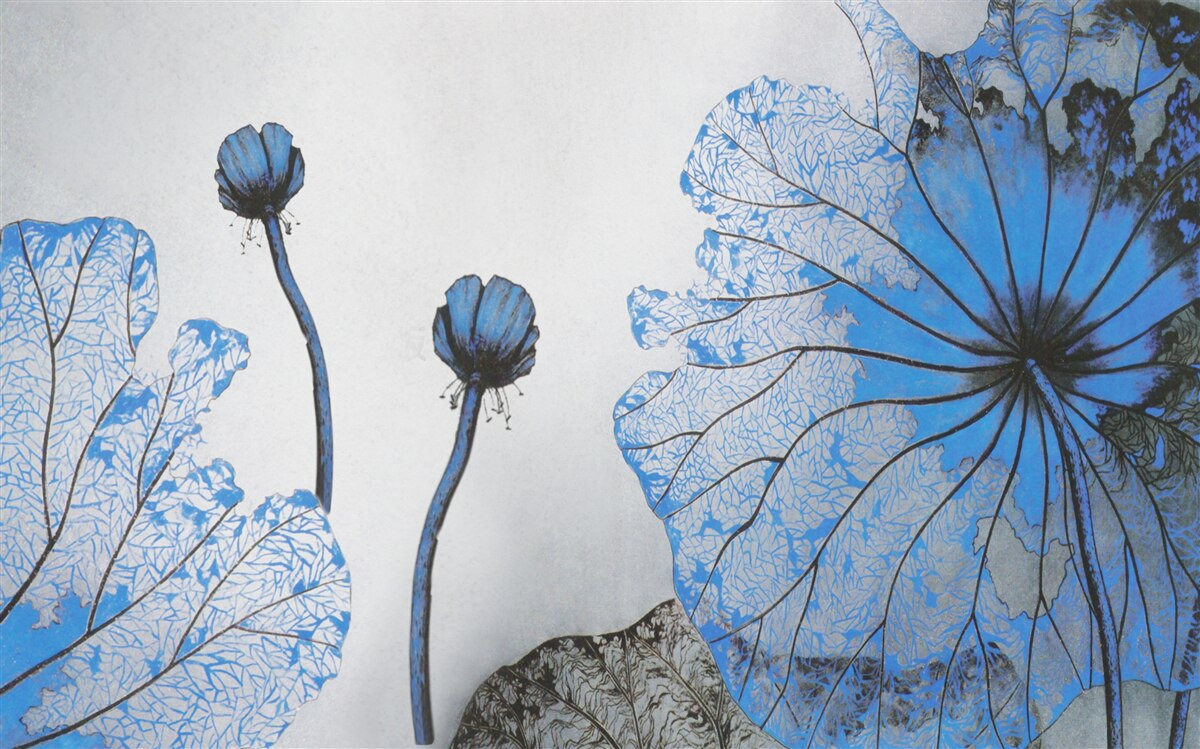 Papier peint un aperçu détaillé des fleurs exotiques