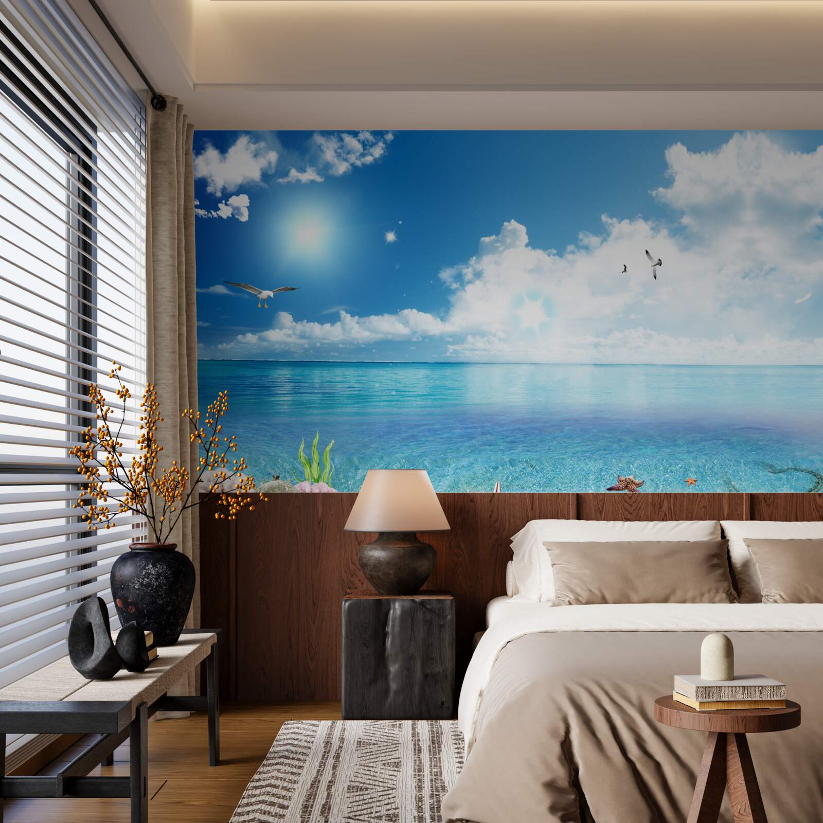 Papier peint brise de mer calme