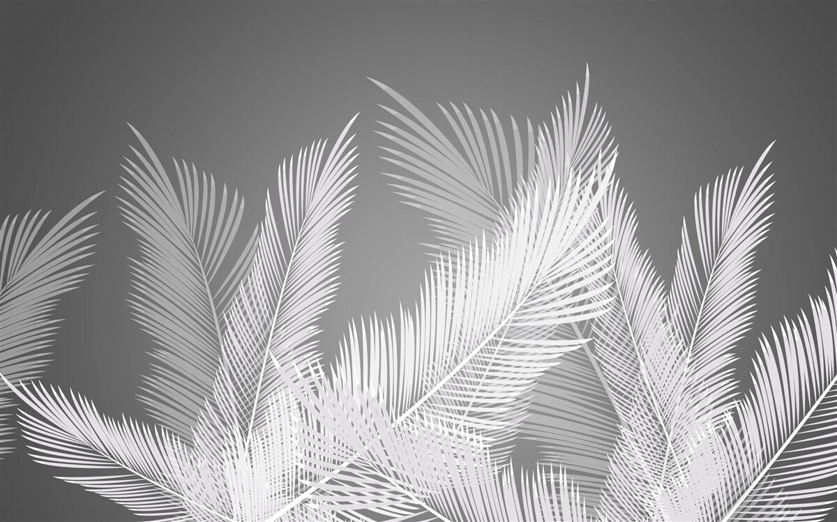 Papier peint le stylo se déplace sur des feuilles blanches sur fond gris