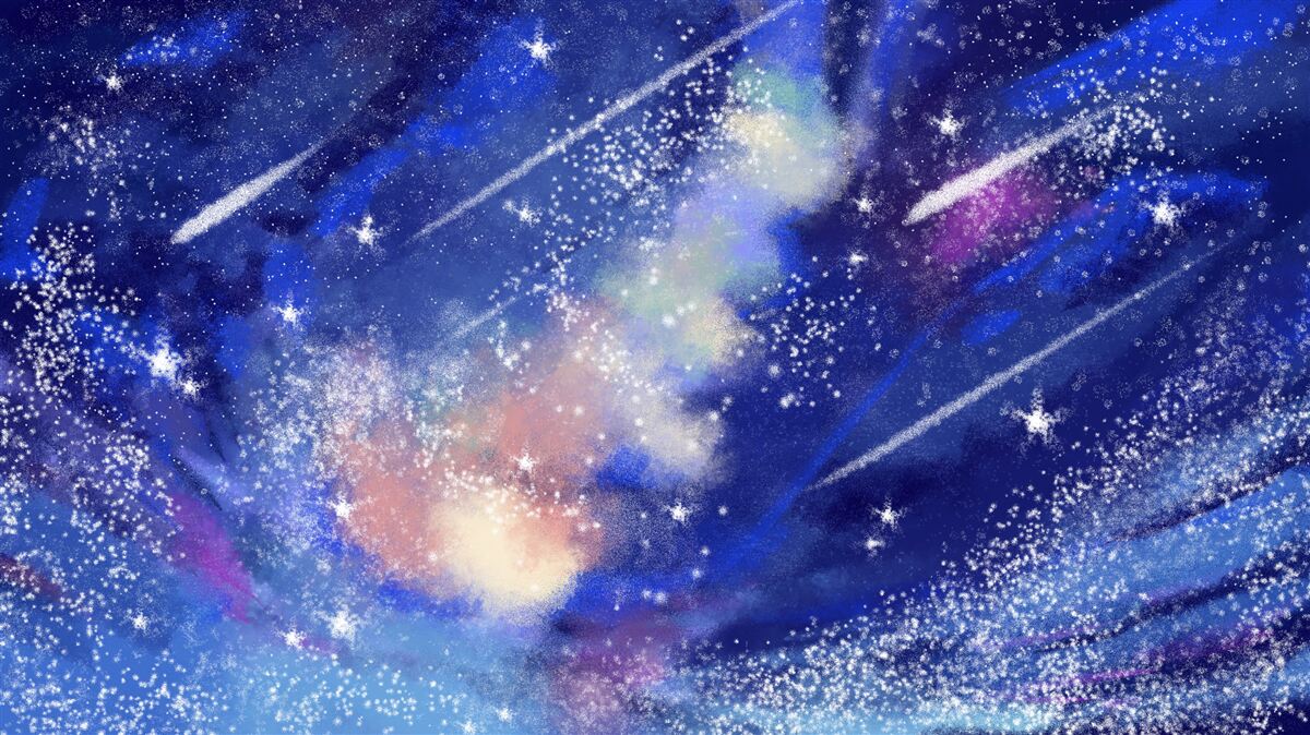 Papier peint ciel bleu nocturne