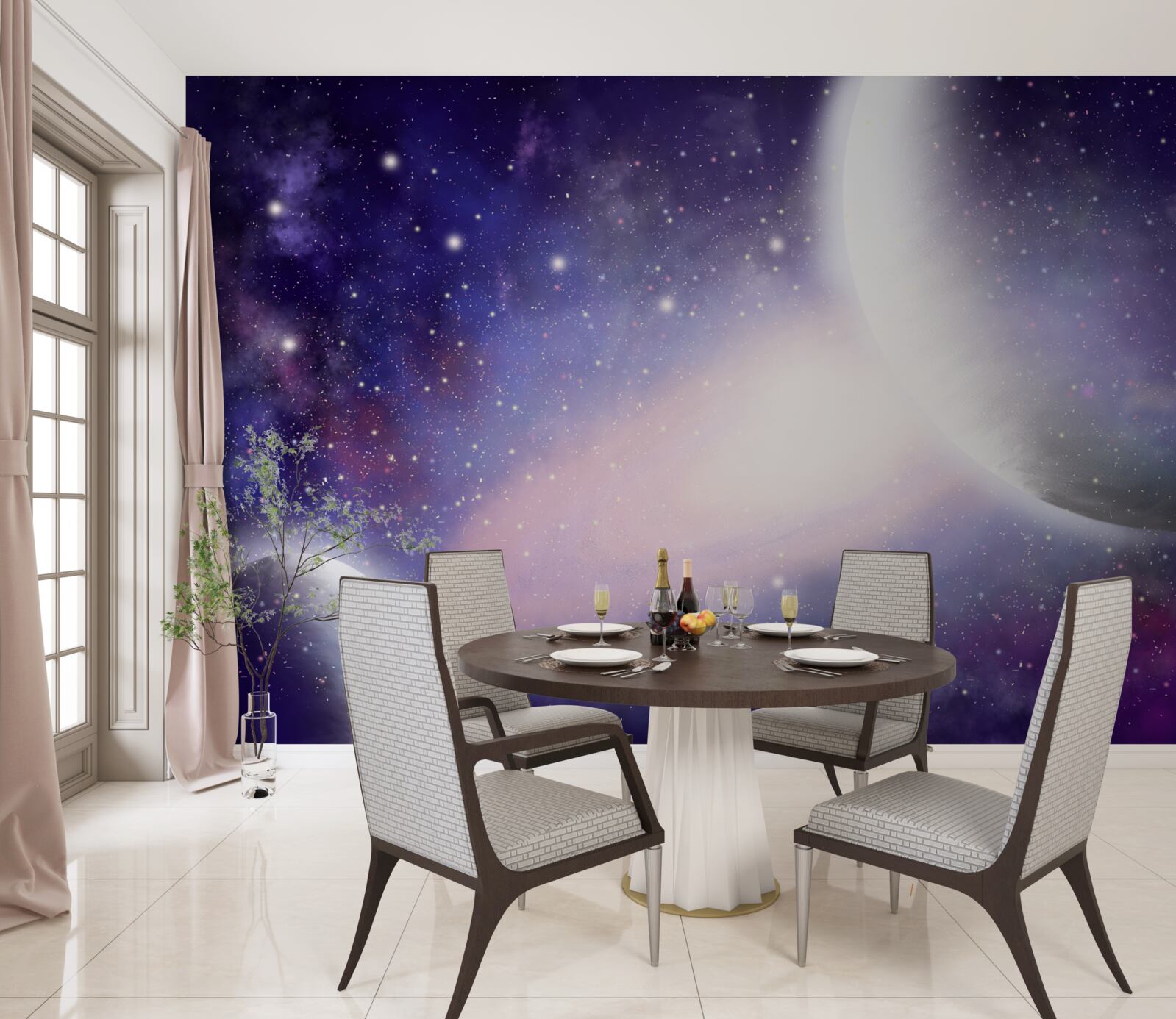 Papier peint le ciel resplendissant de beauté