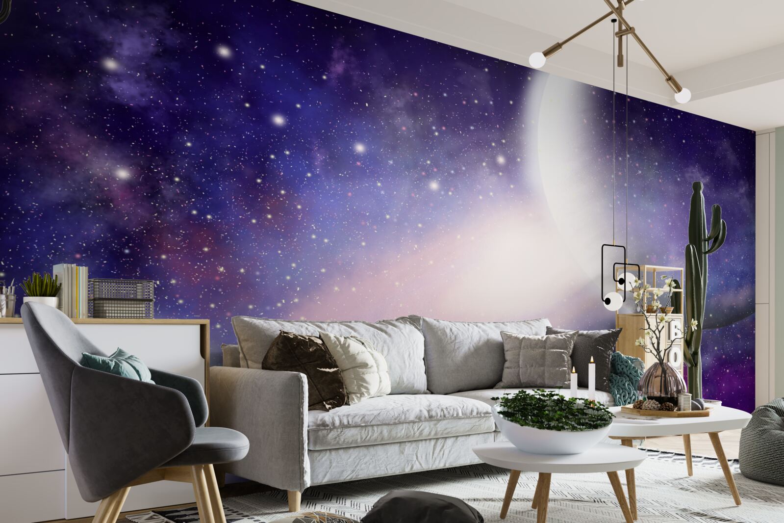 Papier peint le ciel resplendissant de beauté