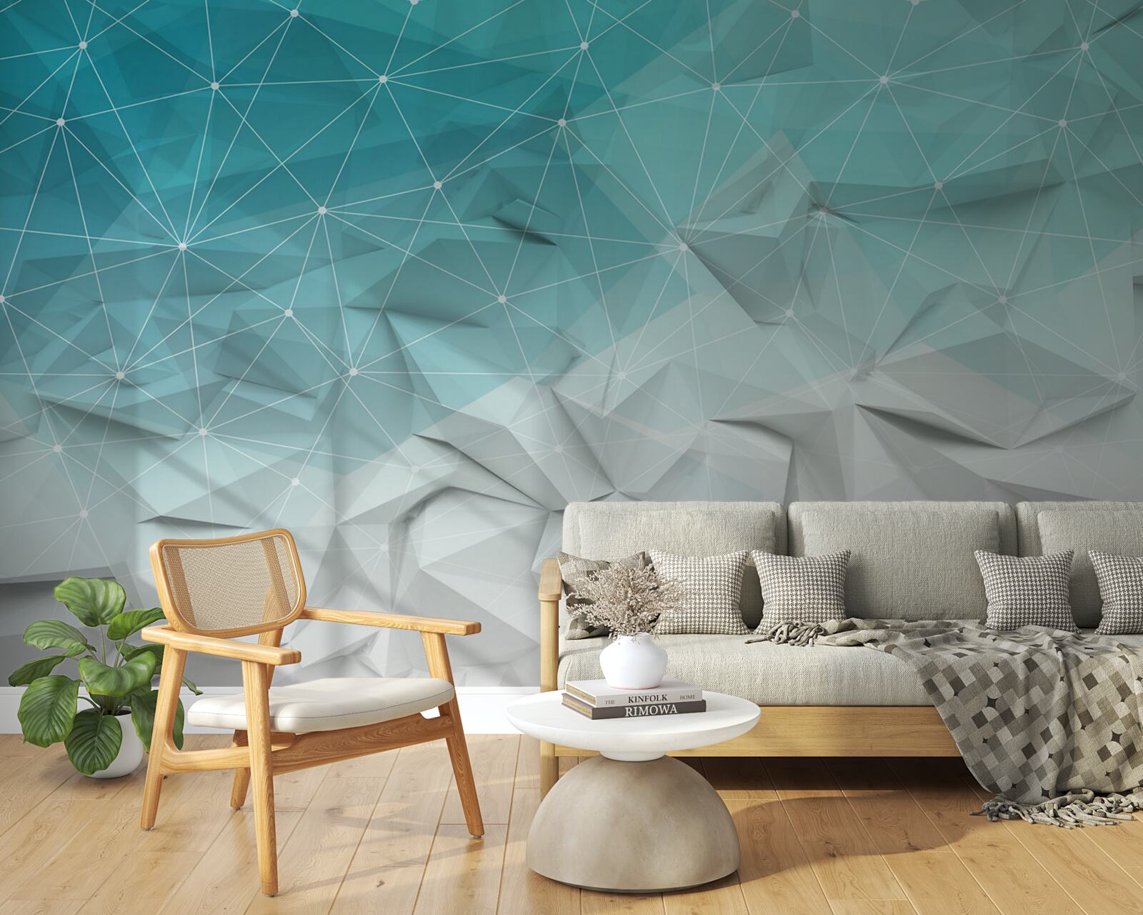 Papier peint abstraction de la côte d'azur