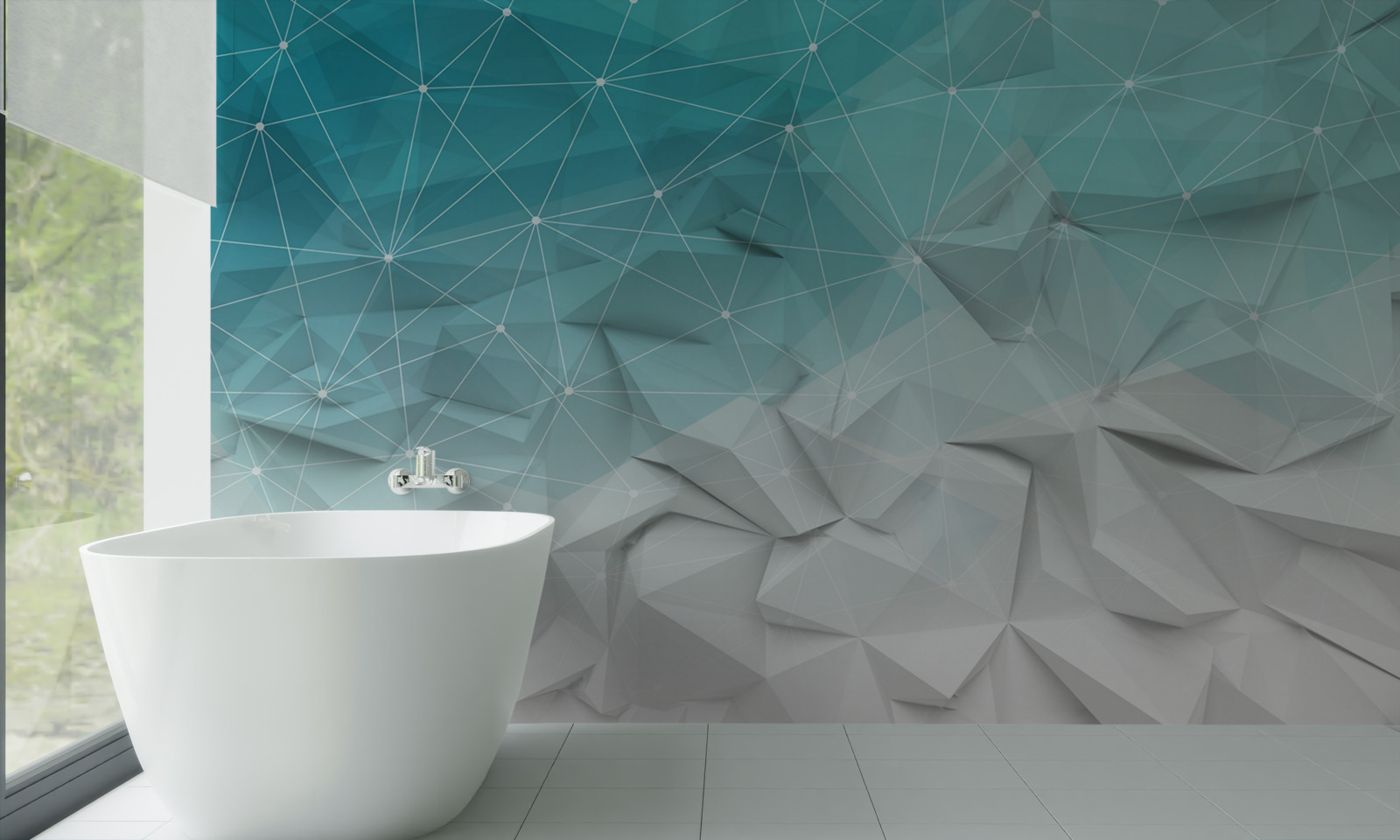 Papier peint abstraction de la côte d'azur