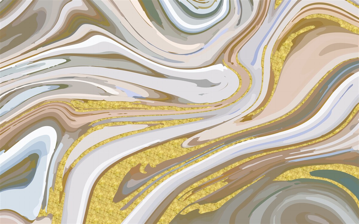 Papier peint Combinaison de grains de sable lors d'une tempête