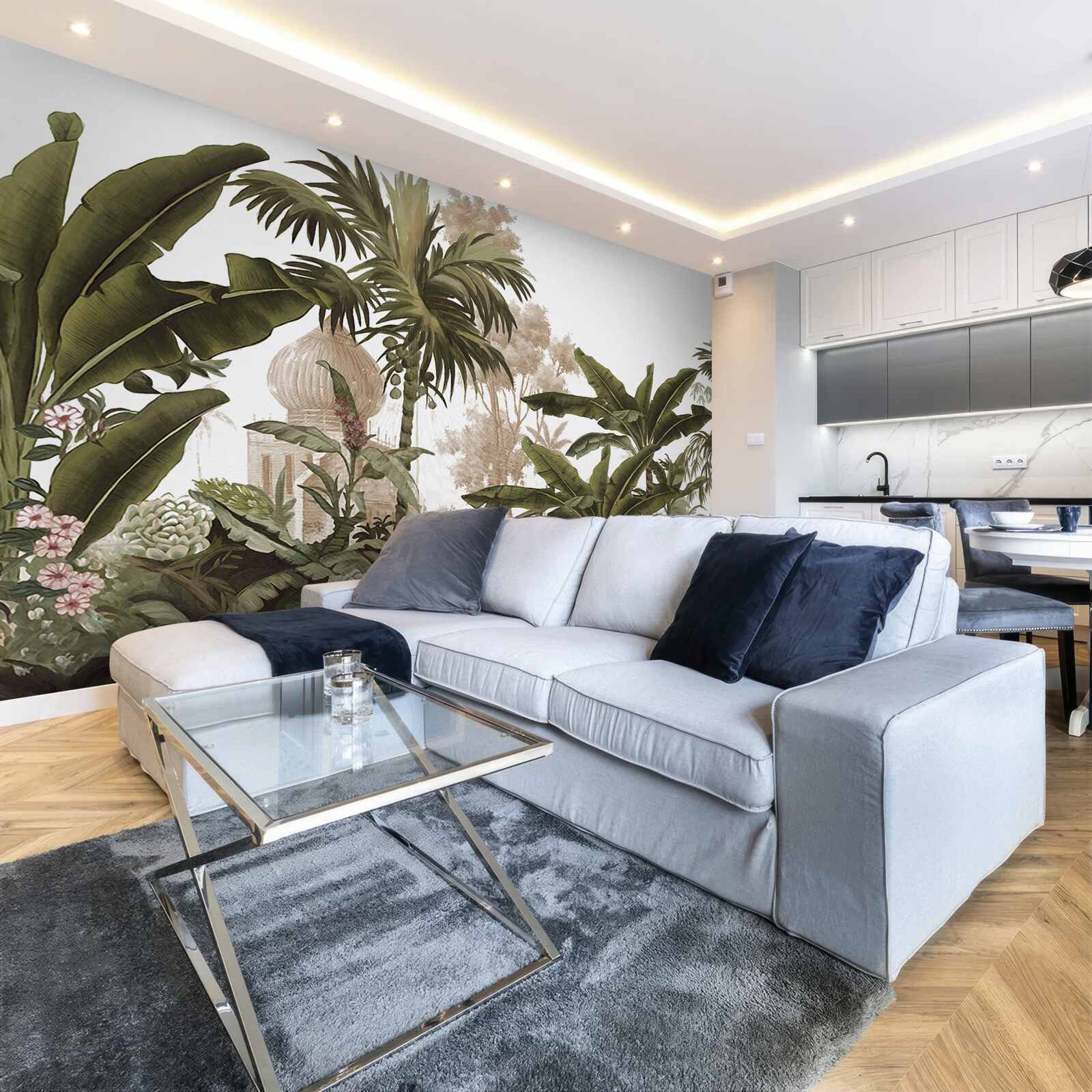 Papier peint sanctuaire dans le maquis vert