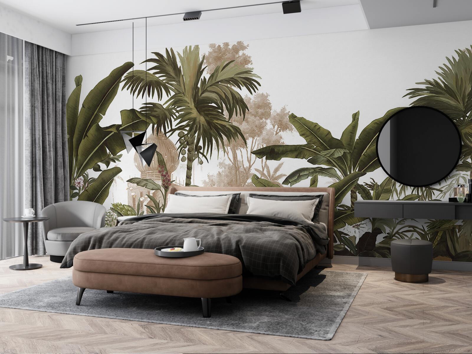 Papier peint sanctuaire dans le maquis vert