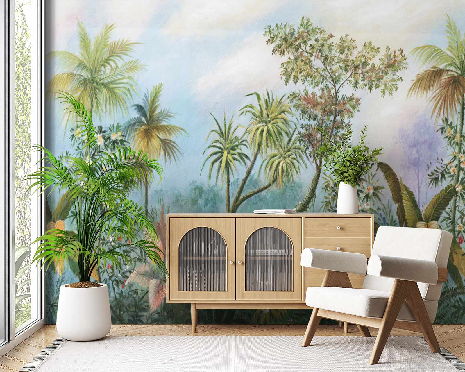 Papier peint biodiversité quotidienne de la végétation des zones forestières