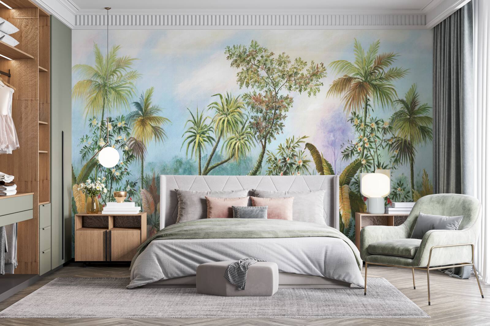 Papier peint biodiversité quotidienne de la végétation des zones forestières