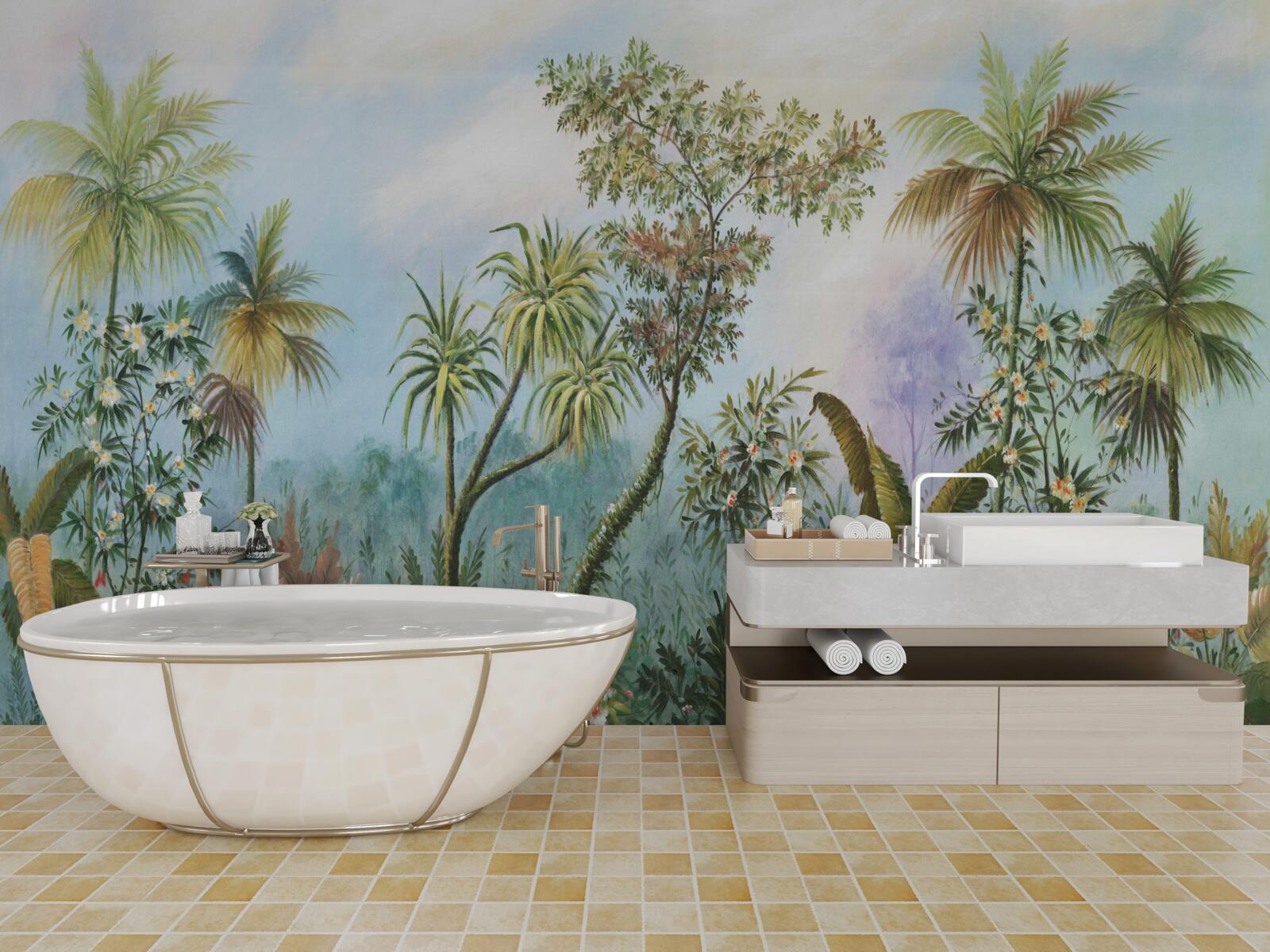 Papier peint biodiversité quotidienne de la végétation des zones forestières