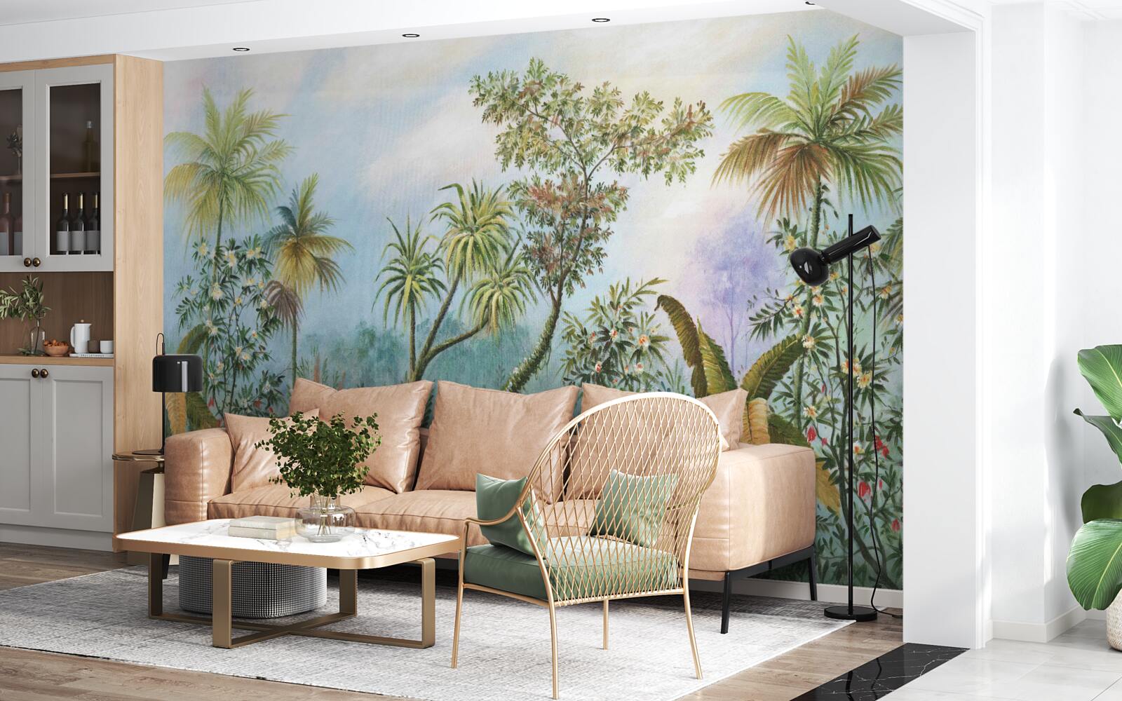 Papier peint biodiversité quotidienne de la végétation des zones forestières